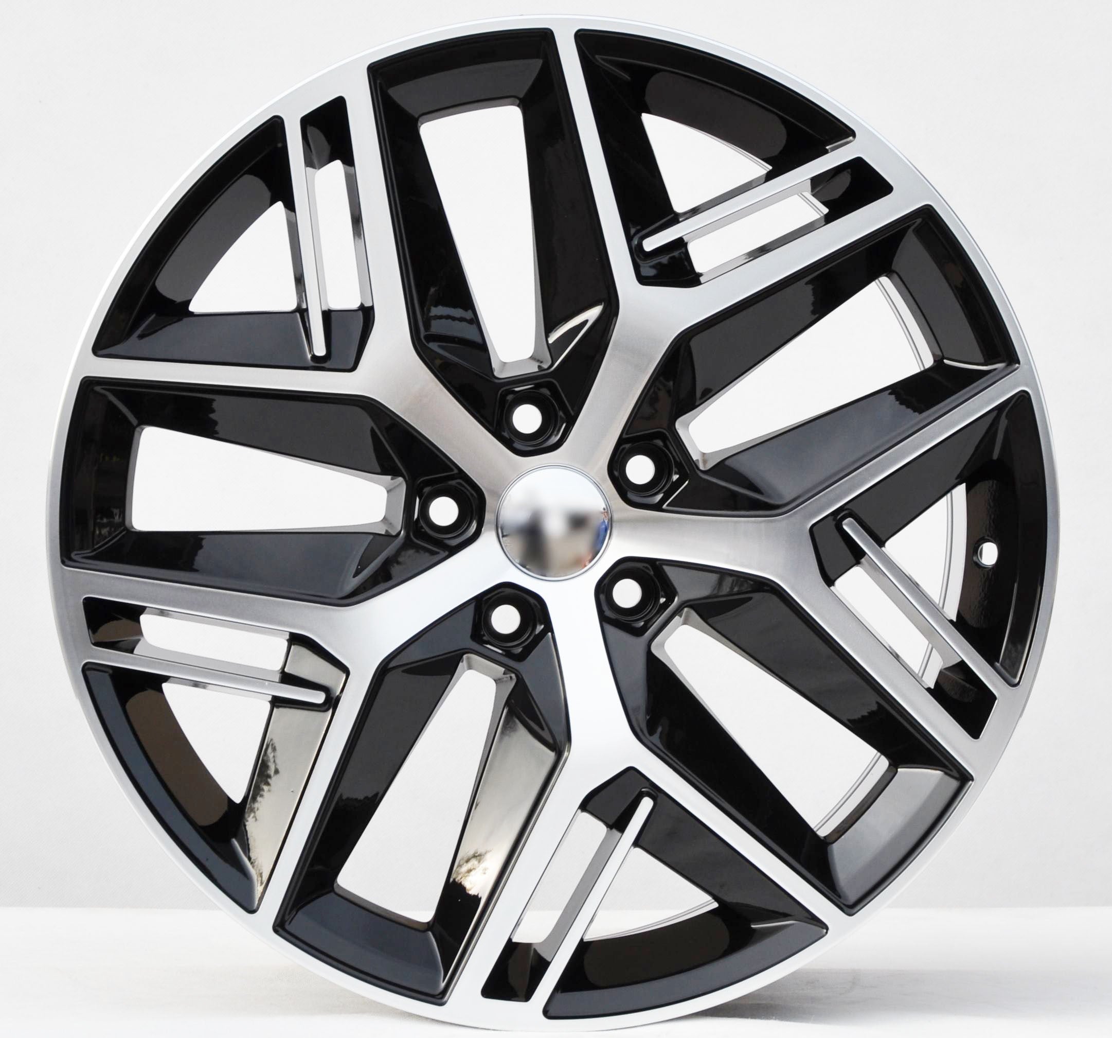 PDW 1109 Alufælge 19" 5x112 ET45 – Poleret/sort (sæt á 4)