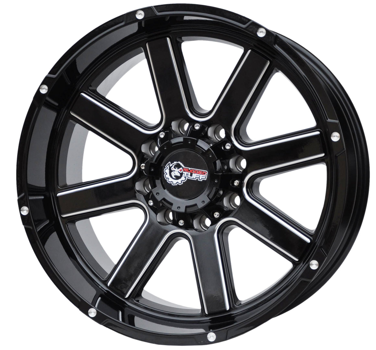 PDW 409 Alufælge 20" 10J 8x165.1 ET-18 – Sort (sæt á 4)