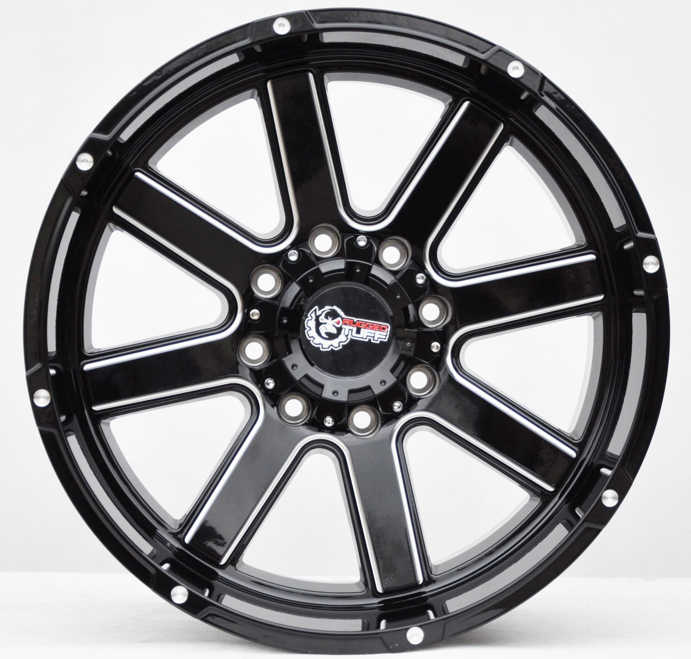 PDW 409 Alufælge 20" 8x165.1 ET-18 – Sort (sæt á 4)
