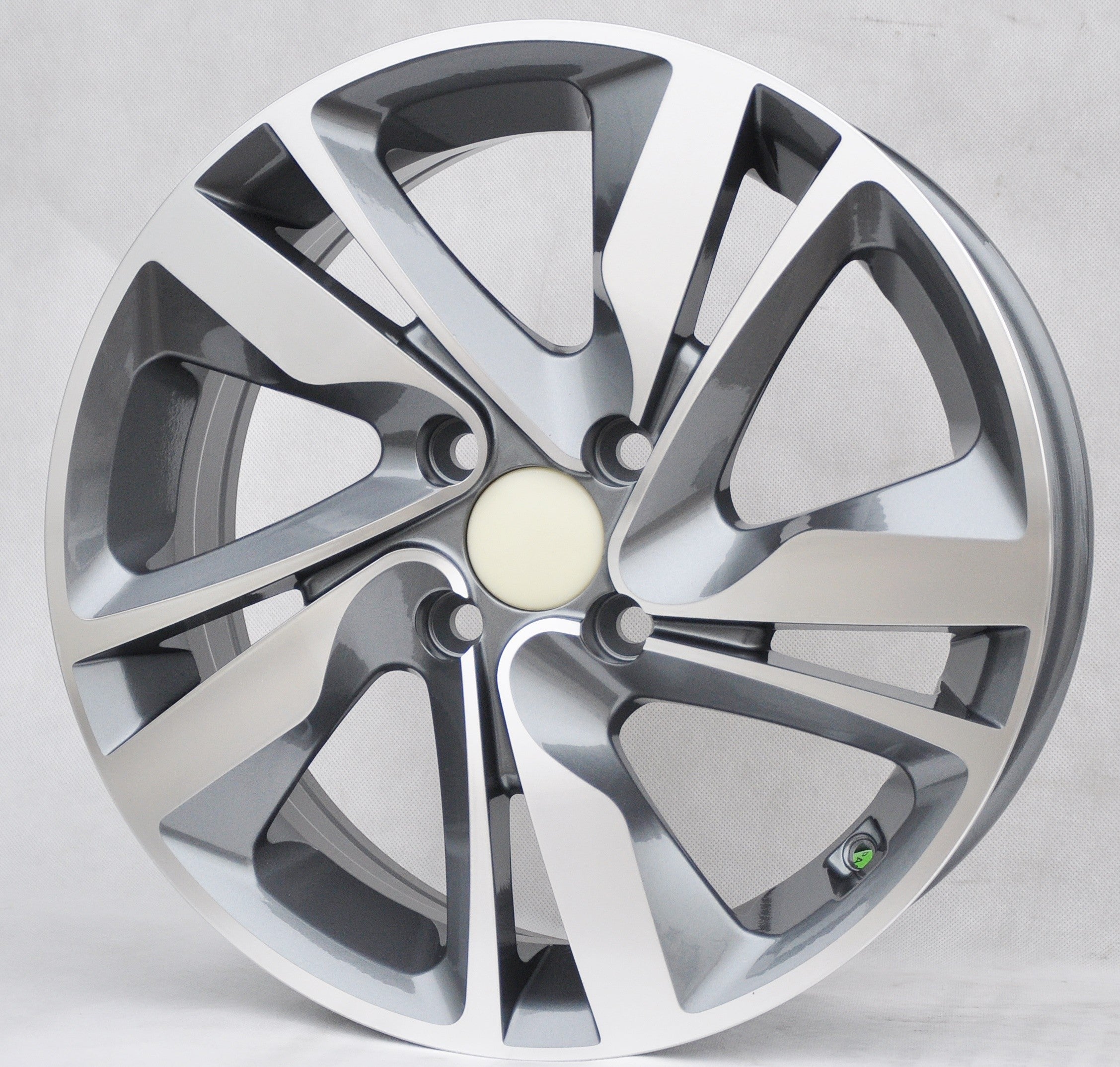 PDW 813 Alufælge 15" 4x100 ET46 – Poleret/grafit (sæt á 4)