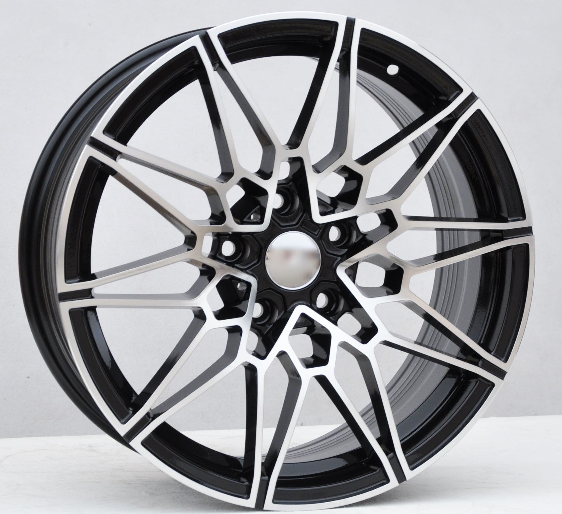PDW 0293 Alufælge 18" 5x120 ET34 – Poleret/sort (sæt á 4)