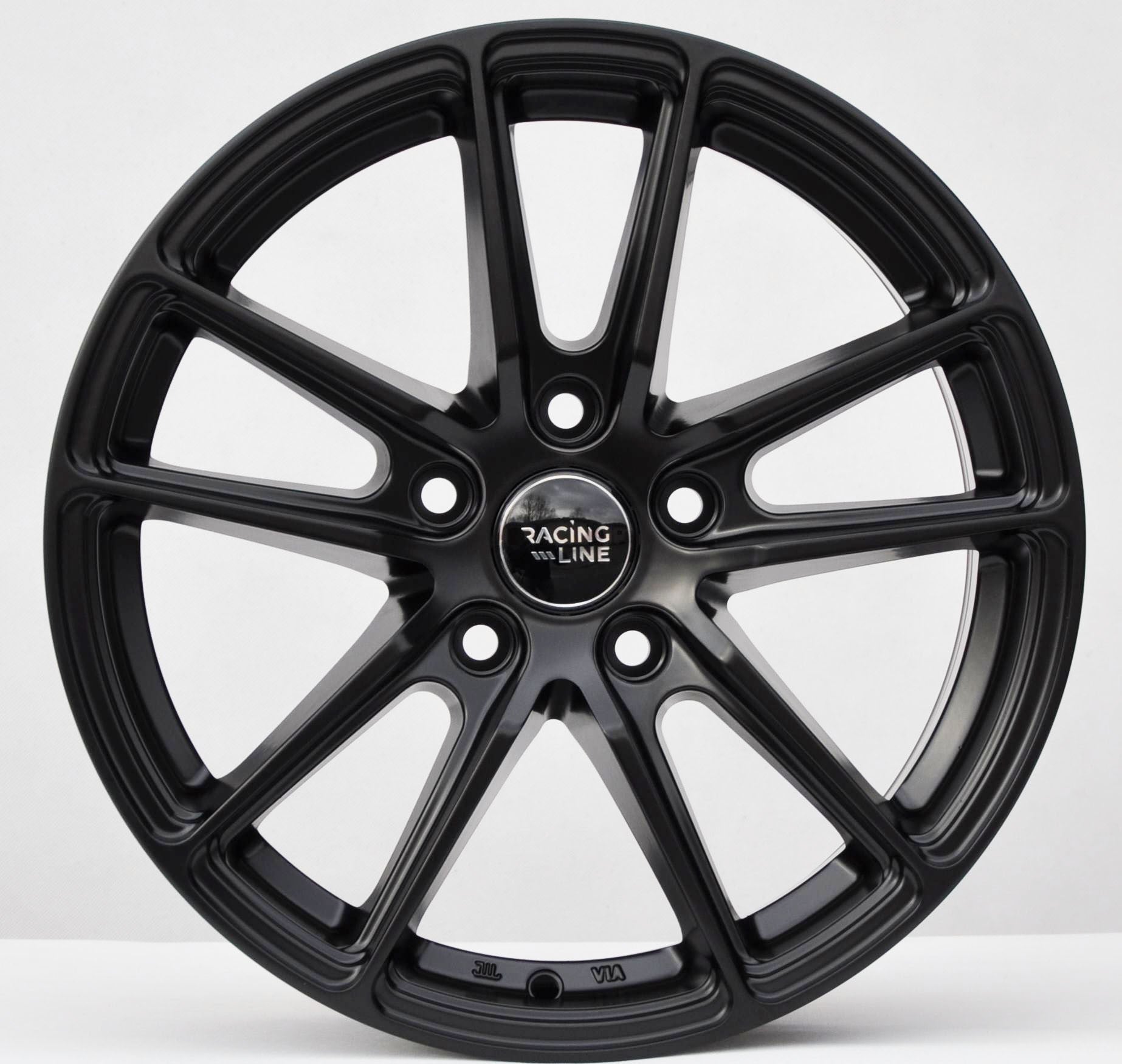 PDW 1155 Alufælge 16" 5x112 ET42 – Sort (sæt á 4)