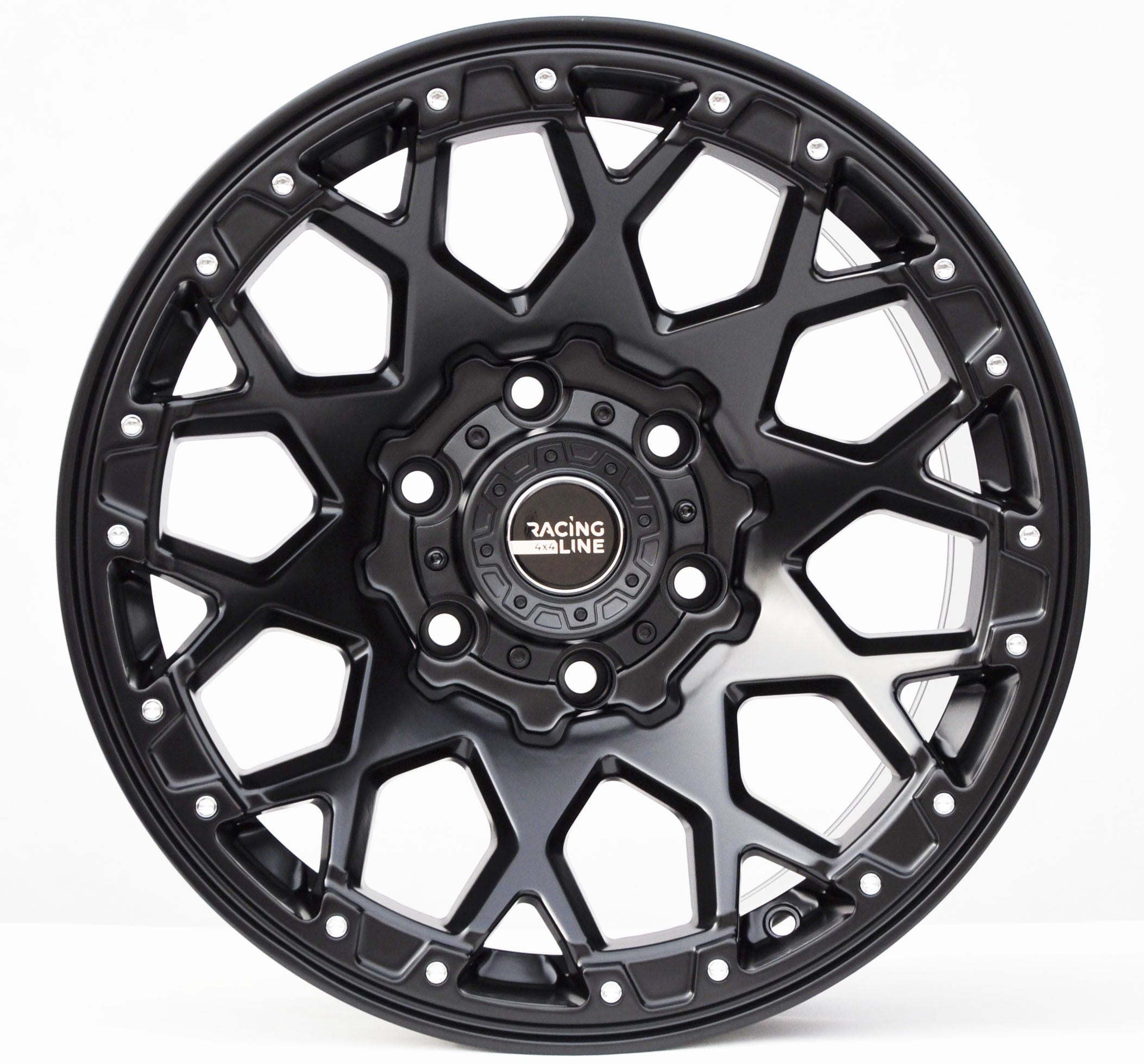 PDW 1108 Alufælge 17" 6x139.7 ET-6 – Sort (sæt á 4)