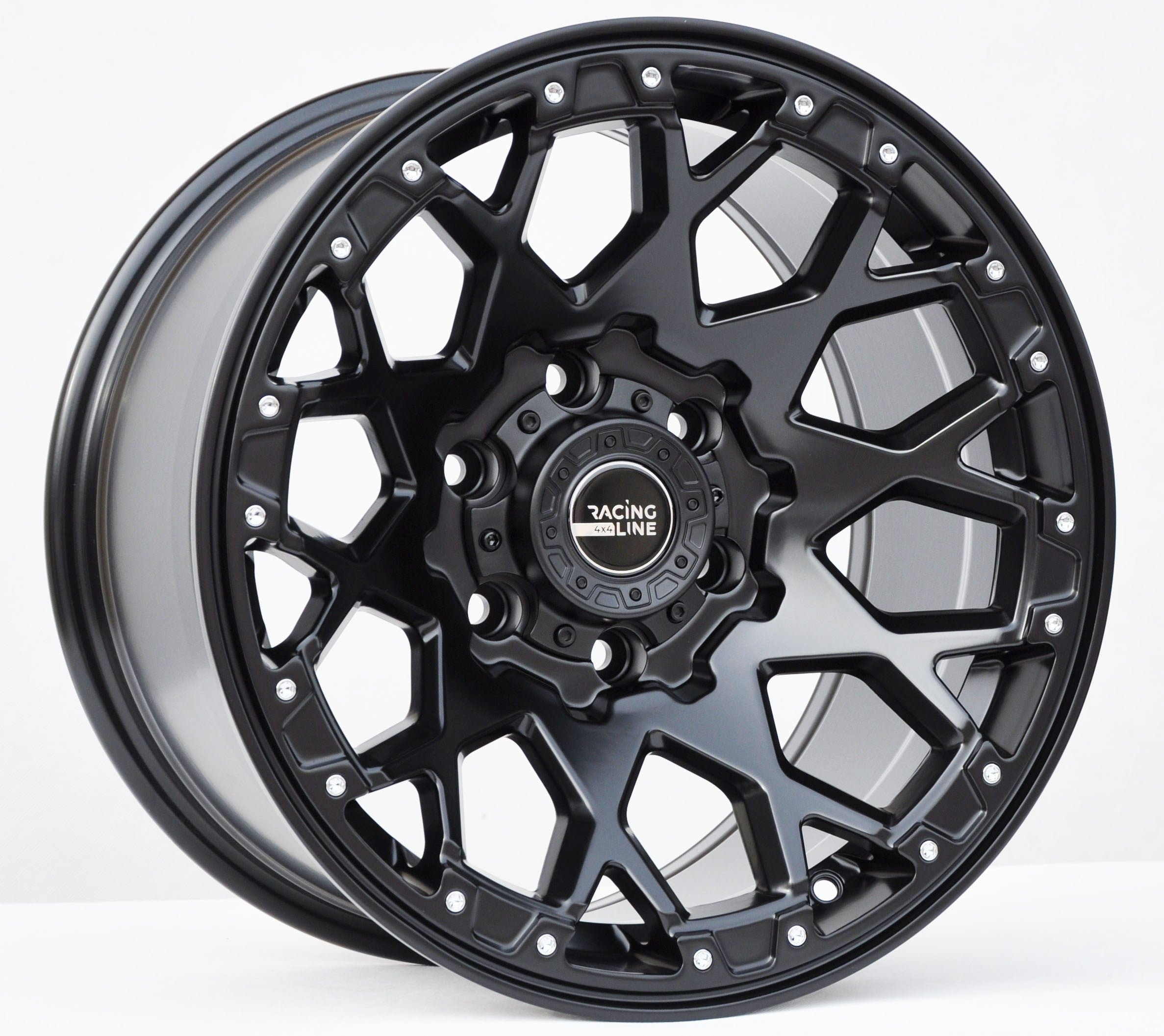 PDW 1108 Alufælge 17" 6x139.7 ET-6 – Sort (sæt á 4)