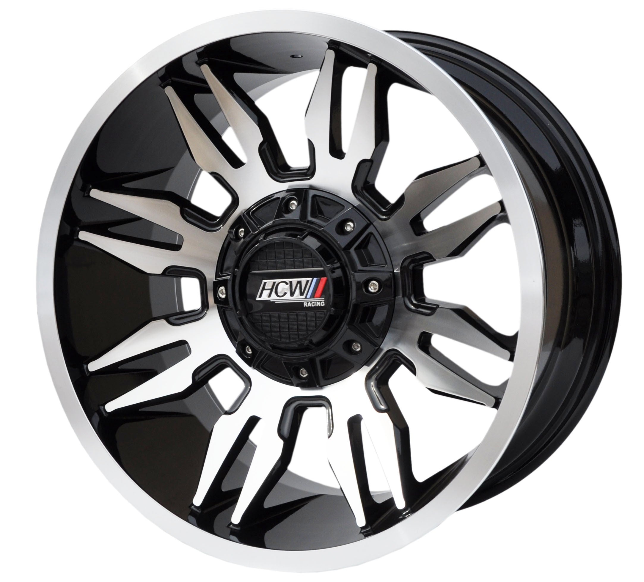 Toro Corsa 1737 Alufælge 18" 5x139.7 ET0 – Poleret/sort (sæt á 4)