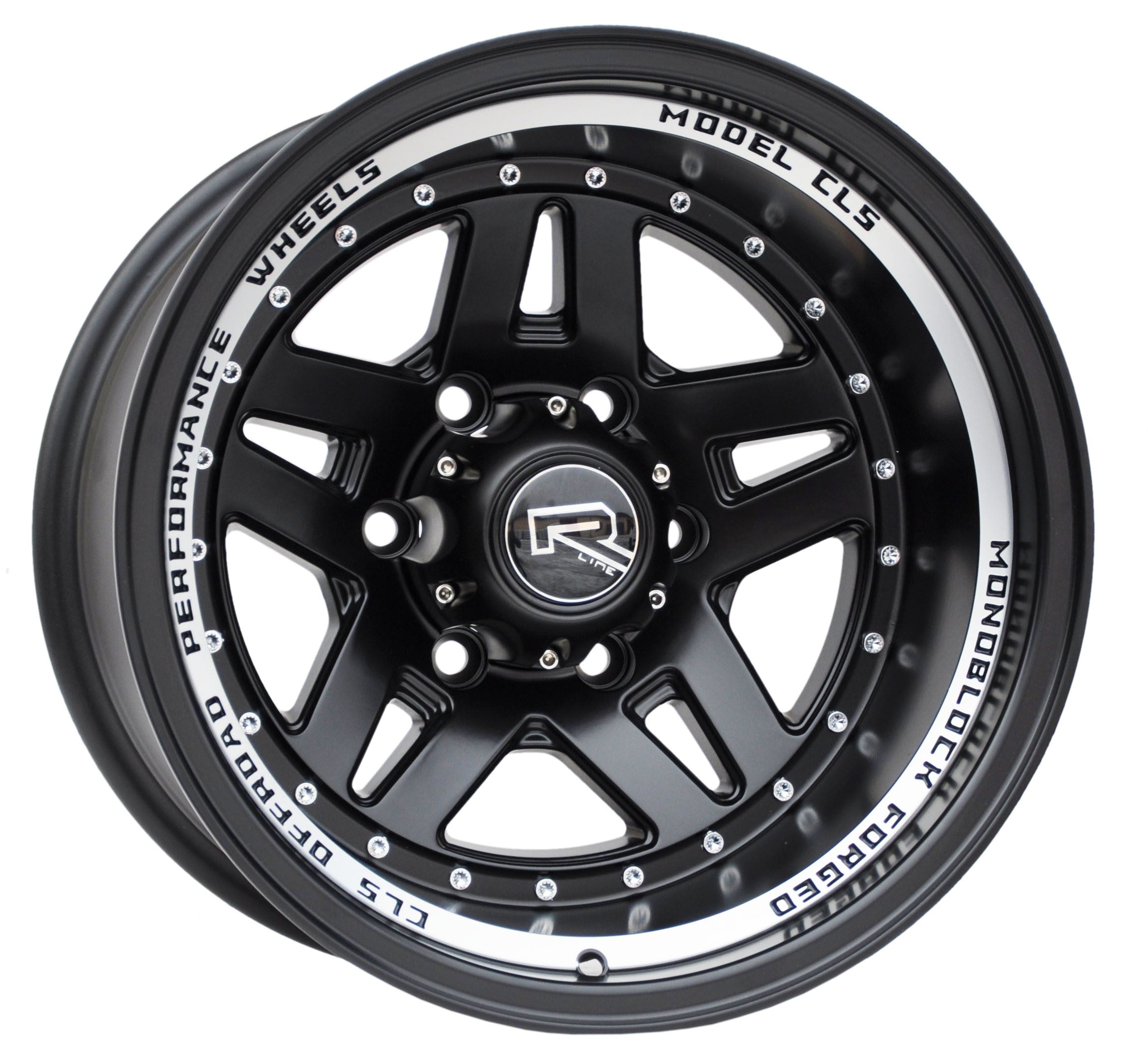 PDW 936 Alufælge 15" 6x139.7 ET-44 – Sort (sæt á 4)