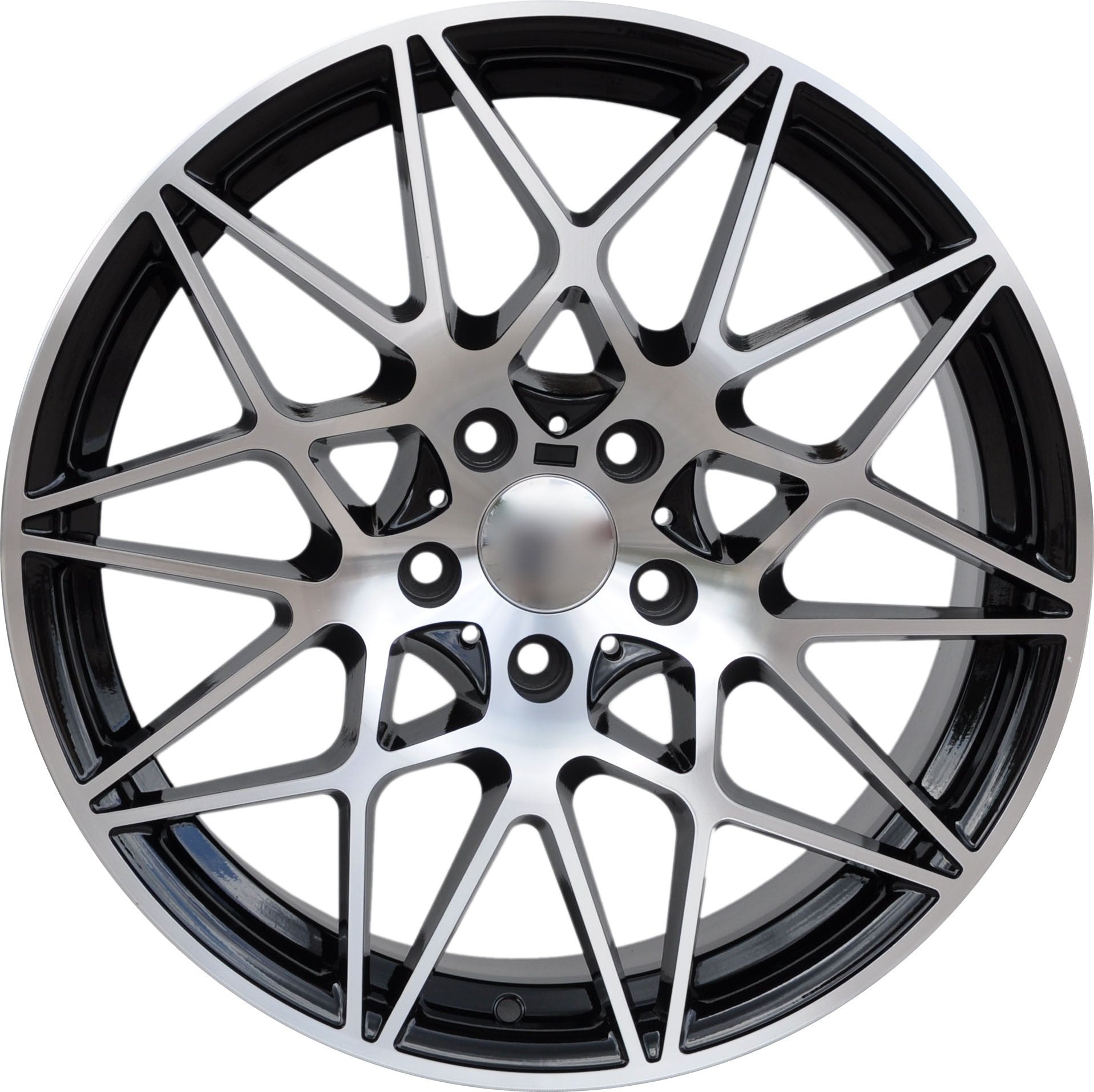 PDW 5167 Alufælge 18" 5x120 ET35 – Poleret/sort (sæt á 4)