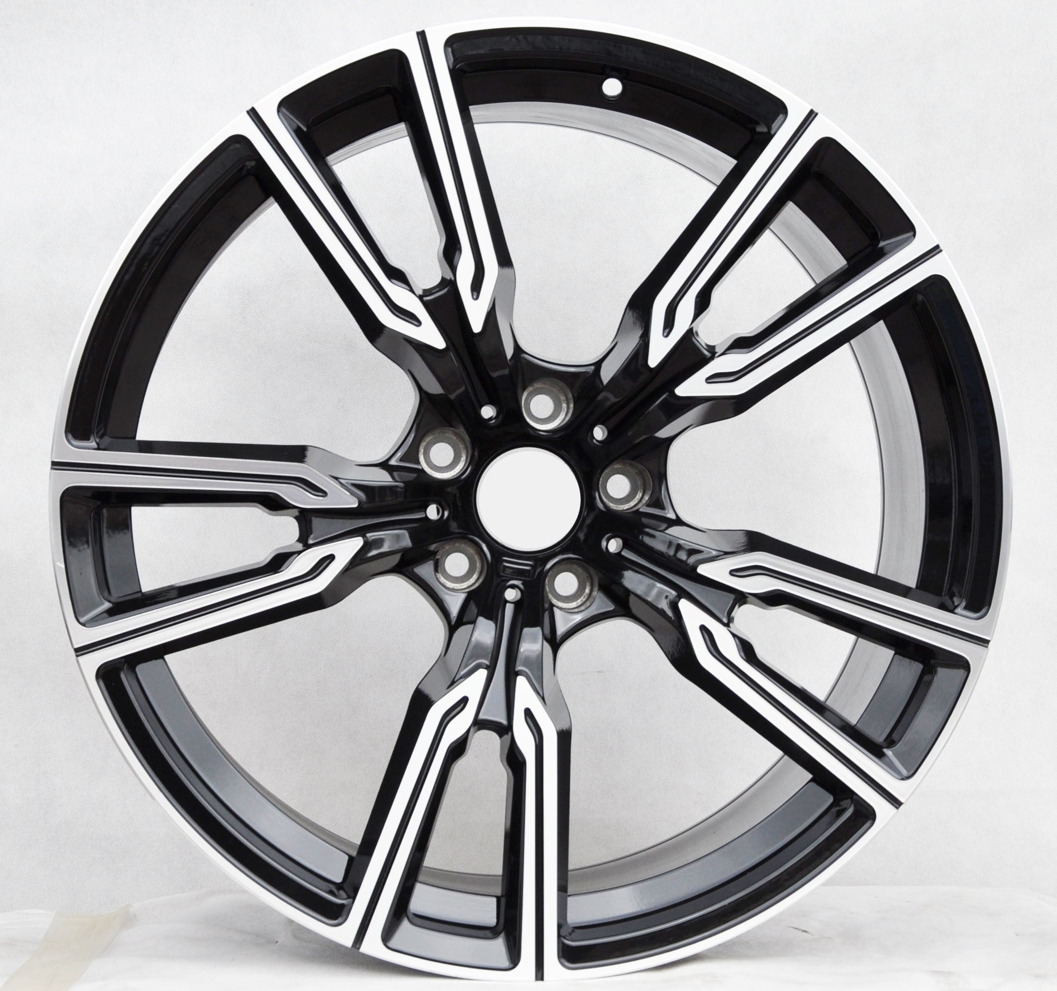 PDW 5033 Alufælge 20" 5x112 ET35 – Poleret/sort (sæt á 4)