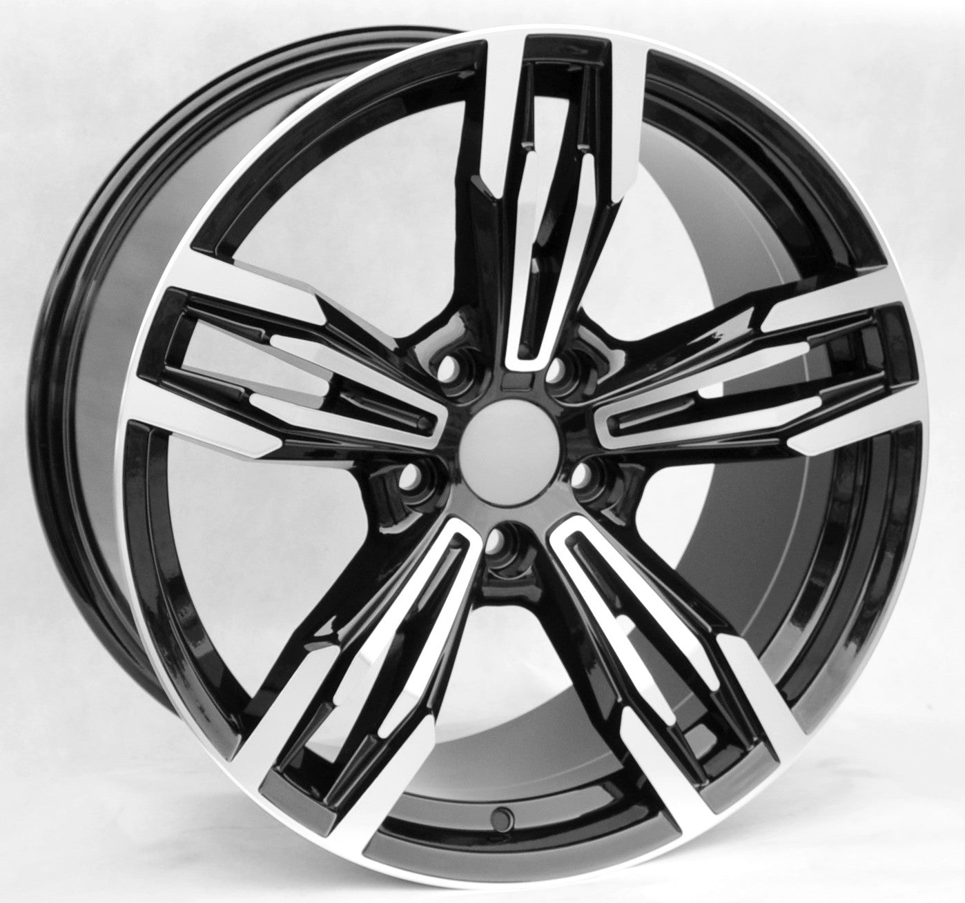 PDW 983/5081 Alufælge 18" 5x120 ET30 – Poleret/sort (sæt á 4)