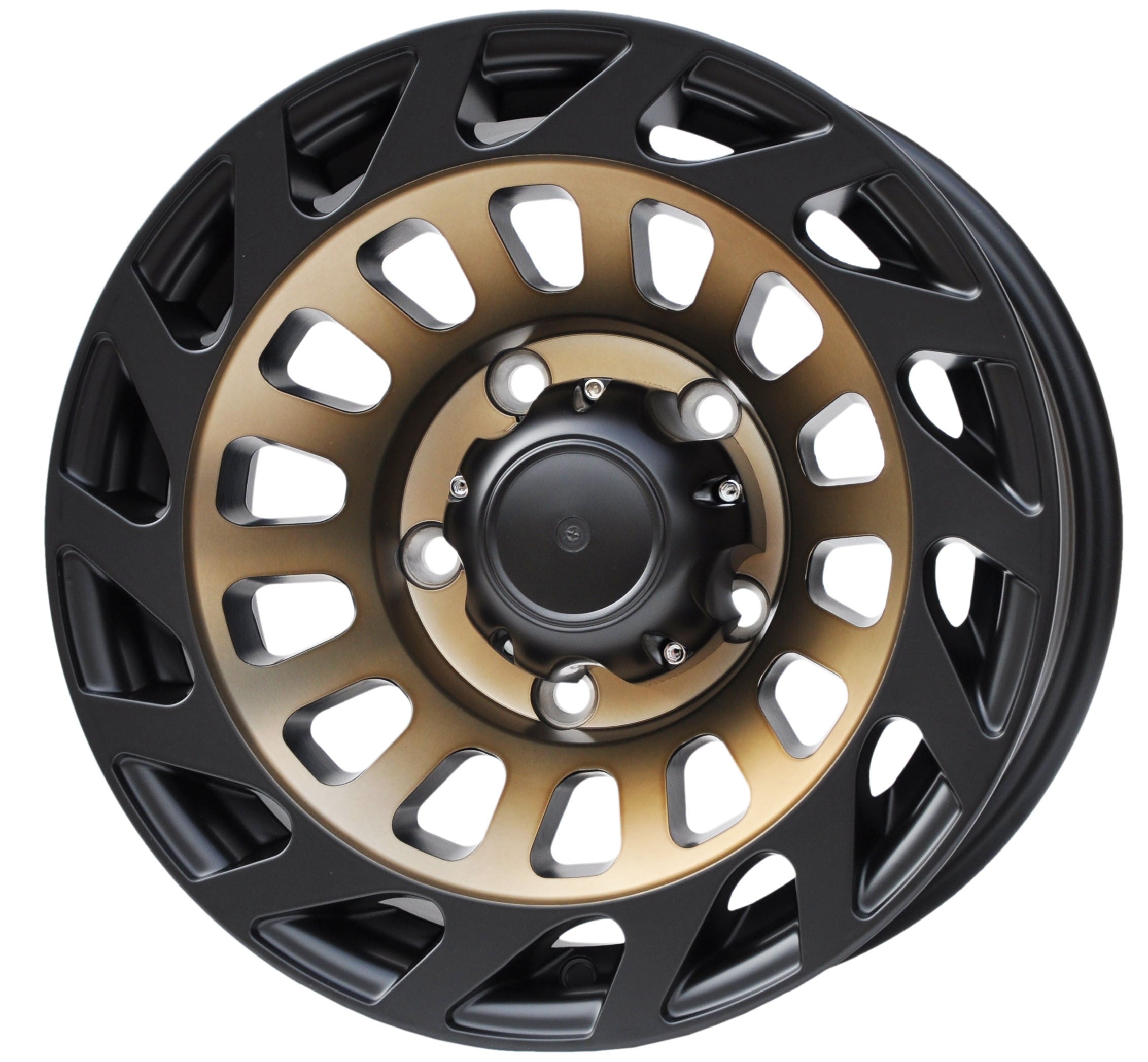 PDW 2143 Alufælge 15" 5x139.7 ET0 – Sort (sæt á 4)