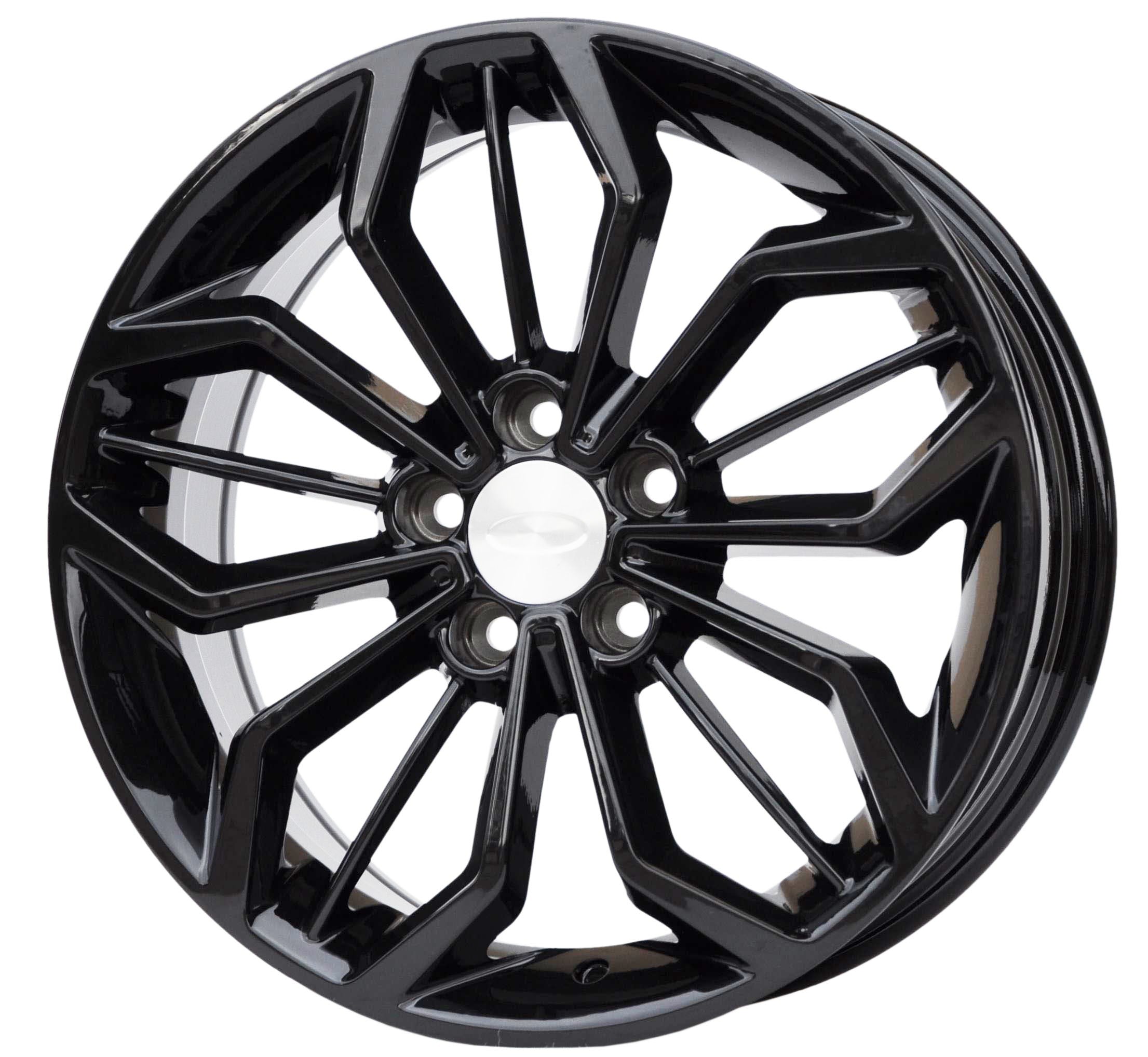 PDW 5433 Alufælge 16" 5x108 ET50 – Sort (sæt á 4)
