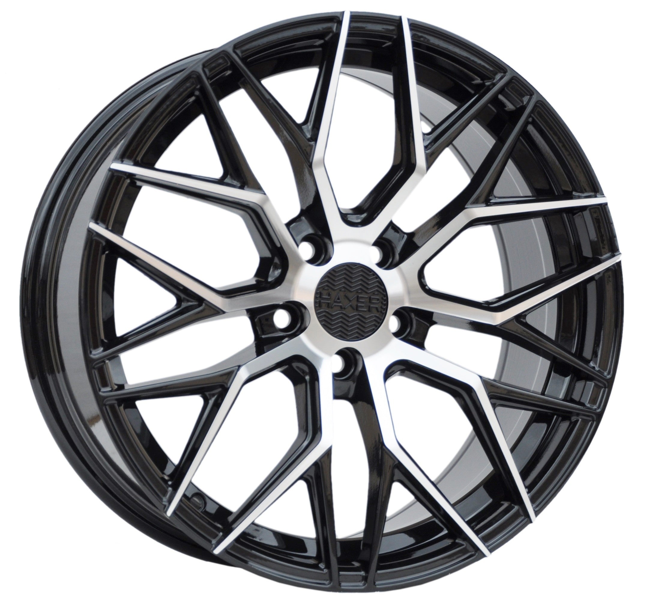 Haxer HX035 Alufælge 20" 5x114.3 ET40 – Poleret/sort (sæt á 4)