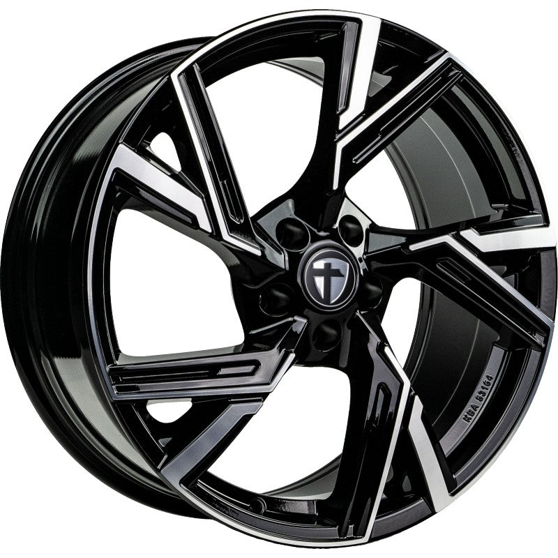 Tomason AR1 Alufælge 22" 5x112 ET36 – Poleret/sort (sæt á 4)