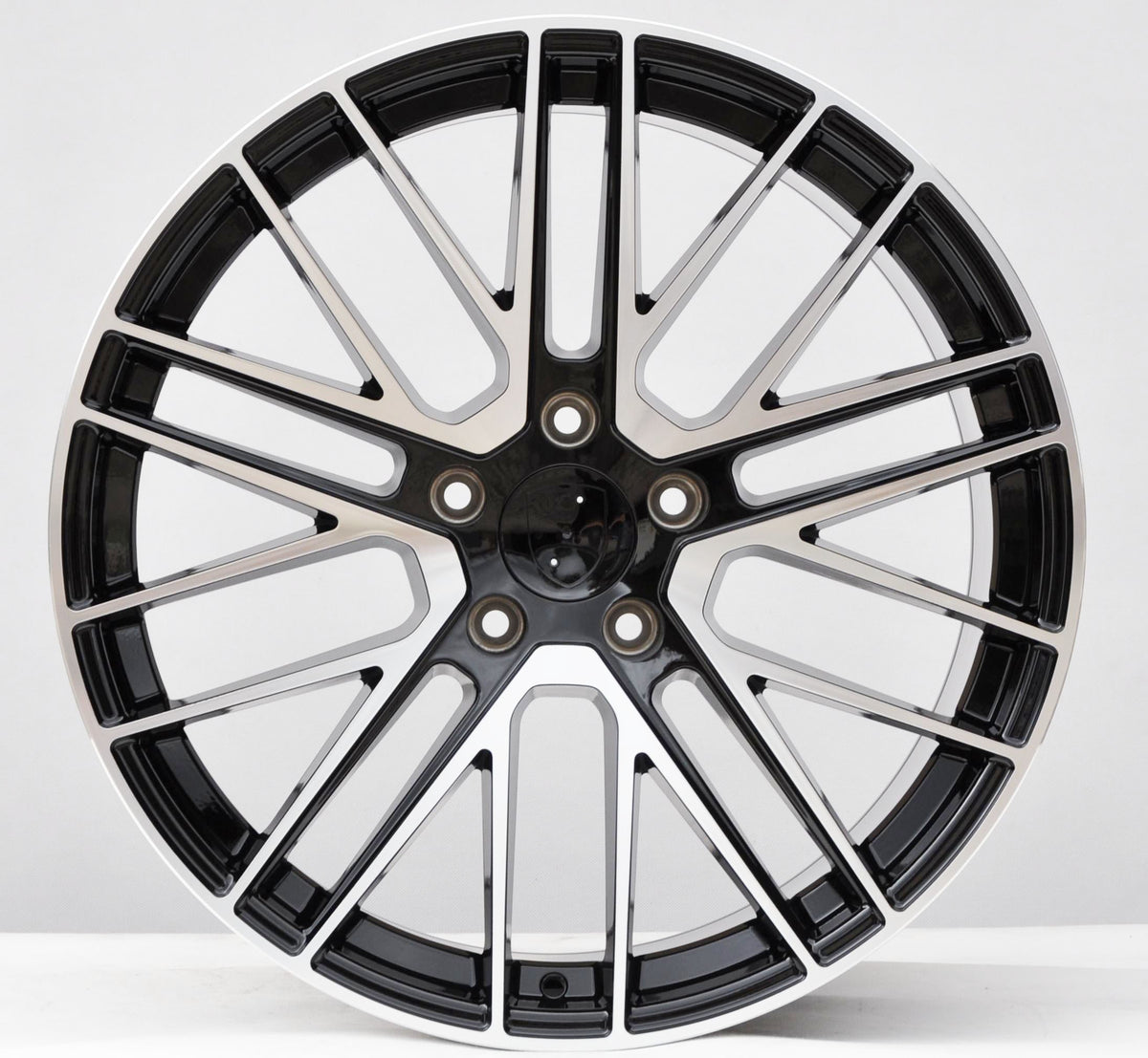 PDW 0375 Alufælge 21" 9,5/11,5J 5x130 ET69 – Poleret/sort (sæt á 4)