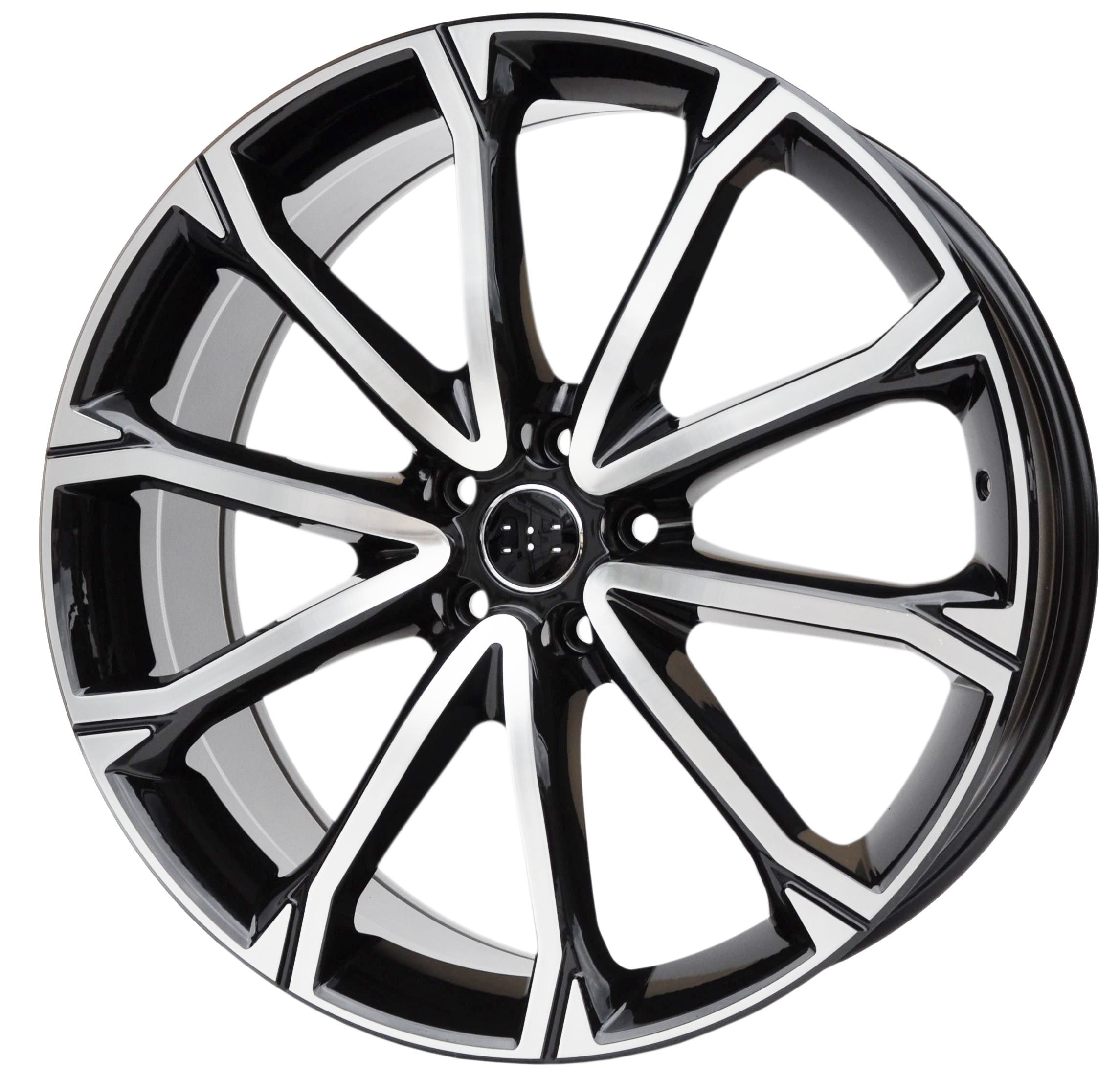 PDW 1197 Alufælge 21" 5x112 ET38 – Poleret/sort (sæt á 4)