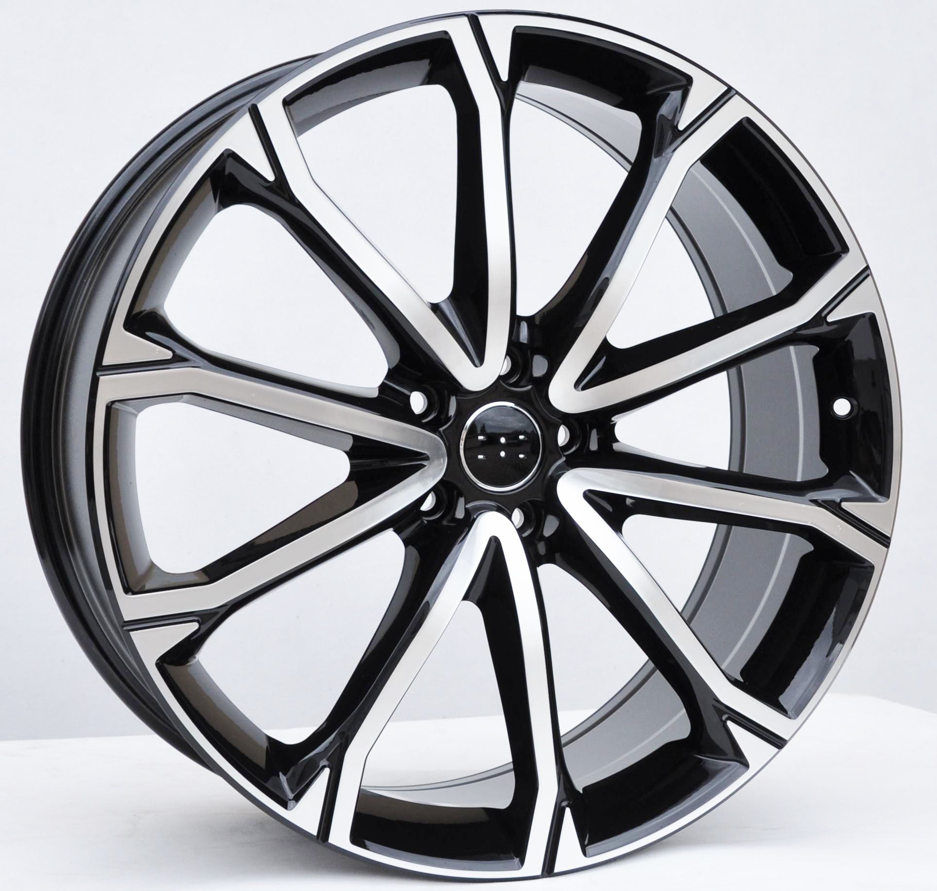 PDW 1197 Alufælge 21" 5x112 ET38 – Poleret/sort (sæt á 4)