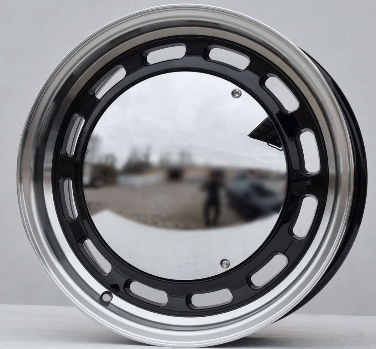 Toro Corsa rew038 Alufælge 16" 4x114.3 ET30 – Poleret/sort (sæt á 4)