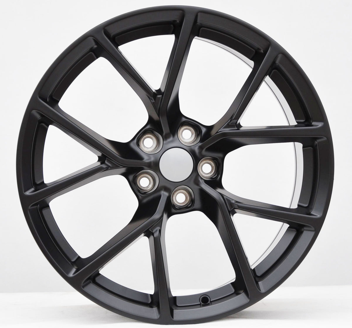 PDW 5602 Alufælge 18" 8J 5x108 ET45 – Poleret/sort pulverlakeret (sæt á 4)