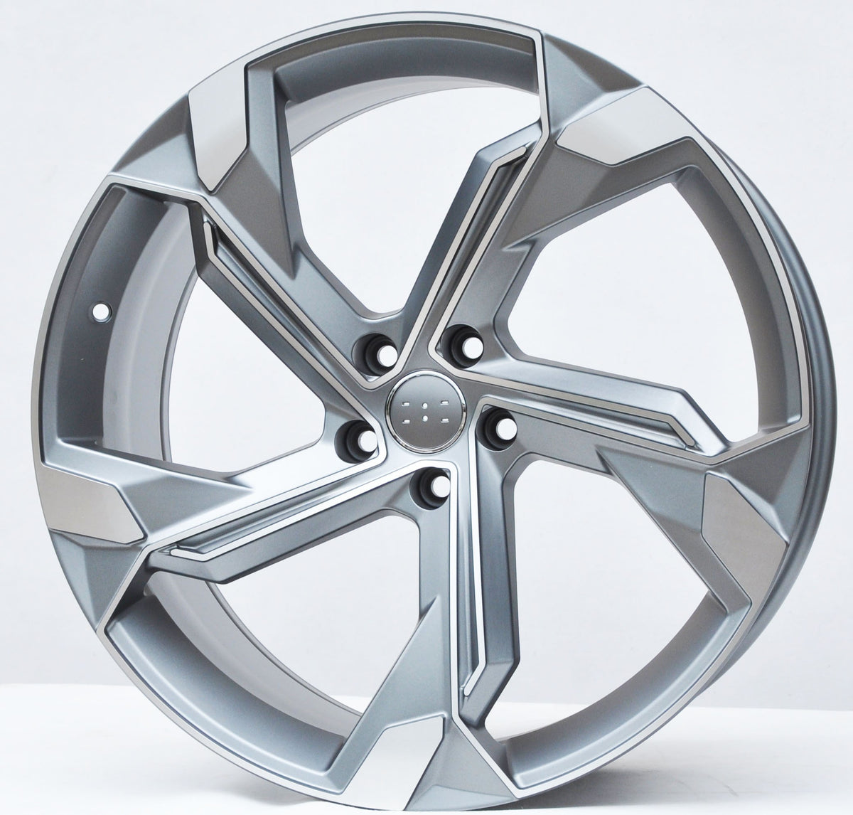 PDW 5633/1201 Alufælge 21" 9,5J 5x112 ET36 – Poleret/grafit mat (sæt á 4)