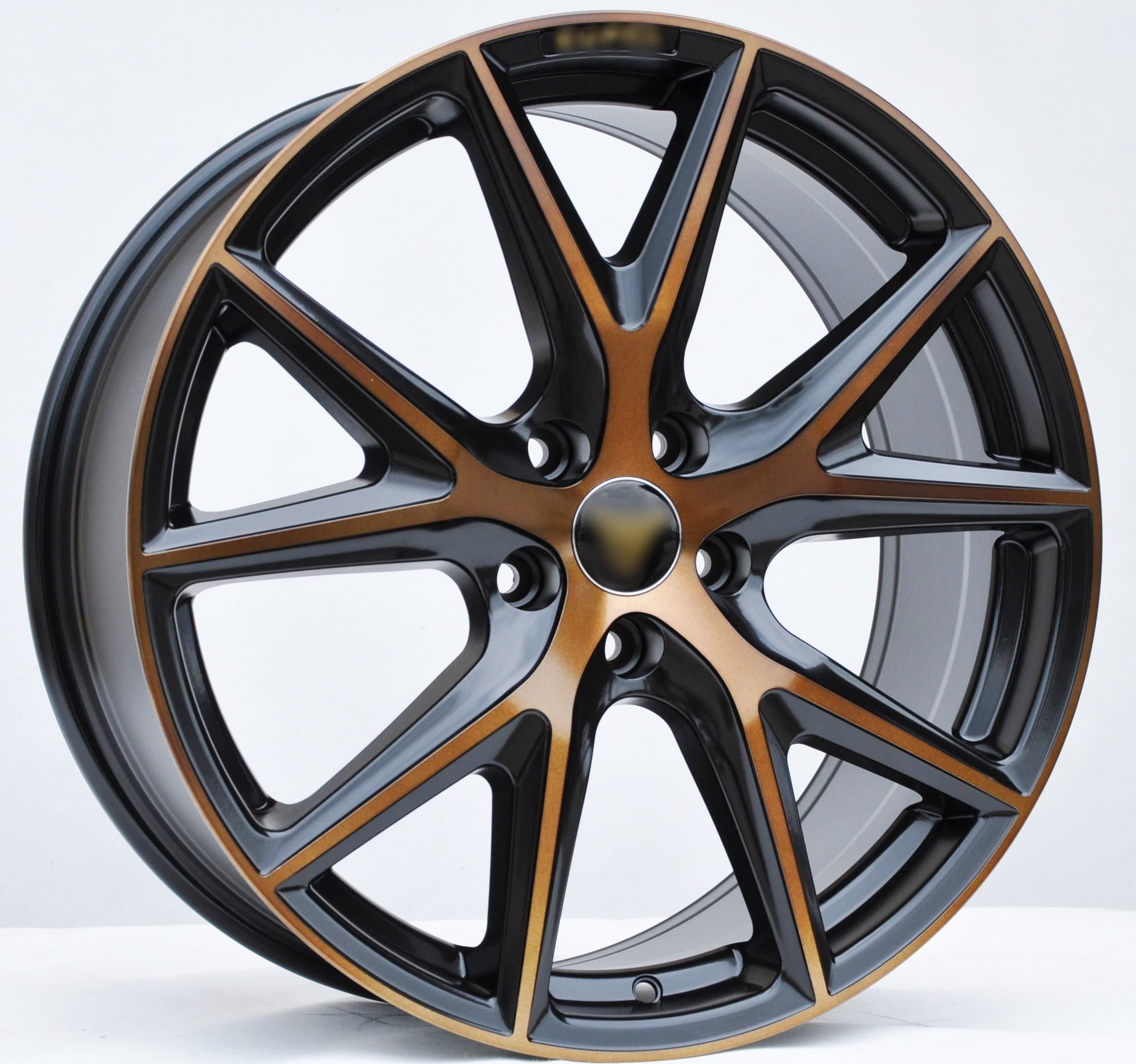 PDW 5792 Alufælge 19" 5x112 ET45 – Poleret/sort/miedziany półmat (sæt á 4)