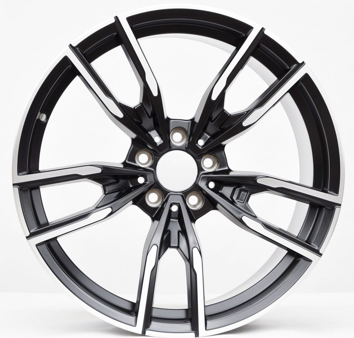 PDW I5478 Alufælge 19" 8,5/9,5J 5x120 ET35 – Poleret/sort mat (sæt á 4)