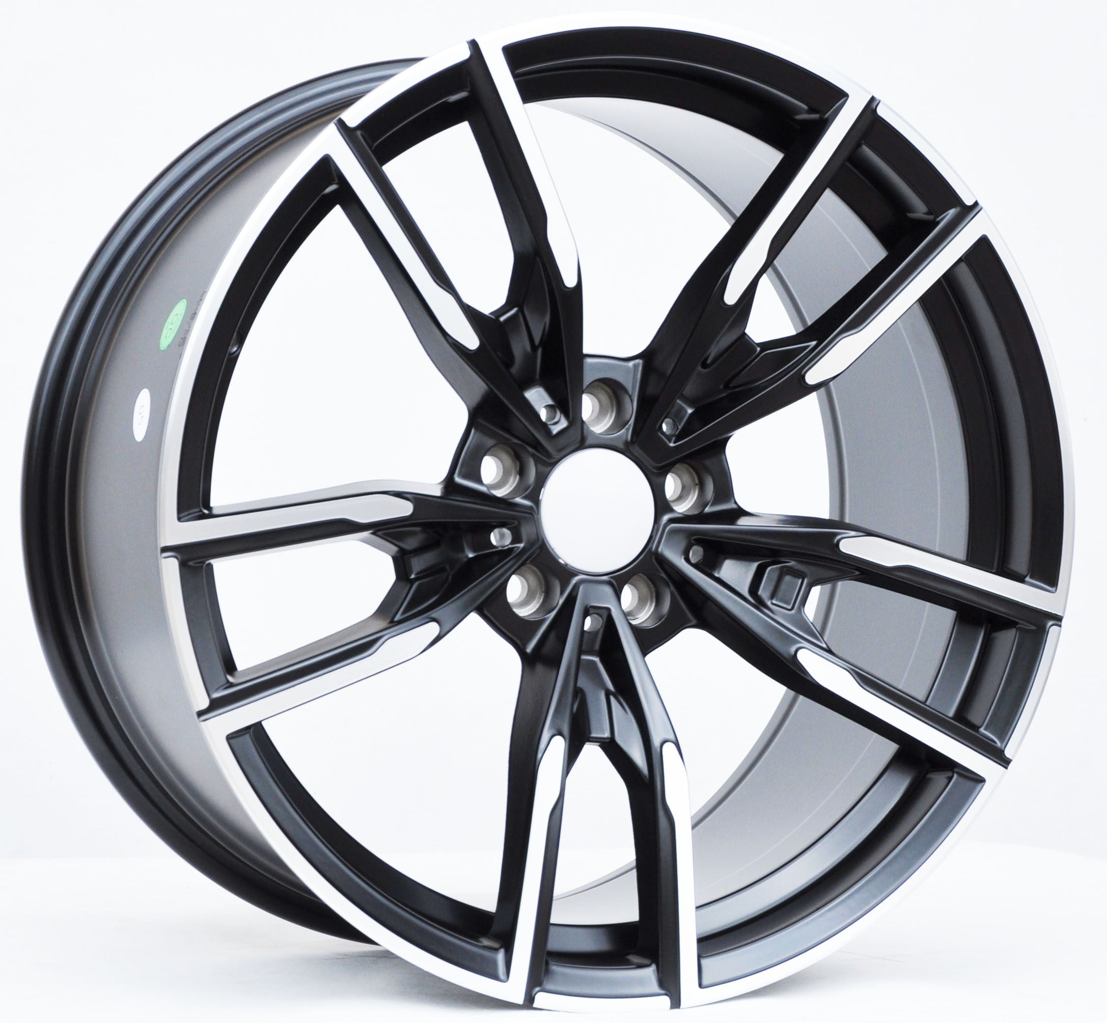 PDW I5478 Alufælge 19" 5x120 ET35 – Poleret/sort mat (sæt á 4)