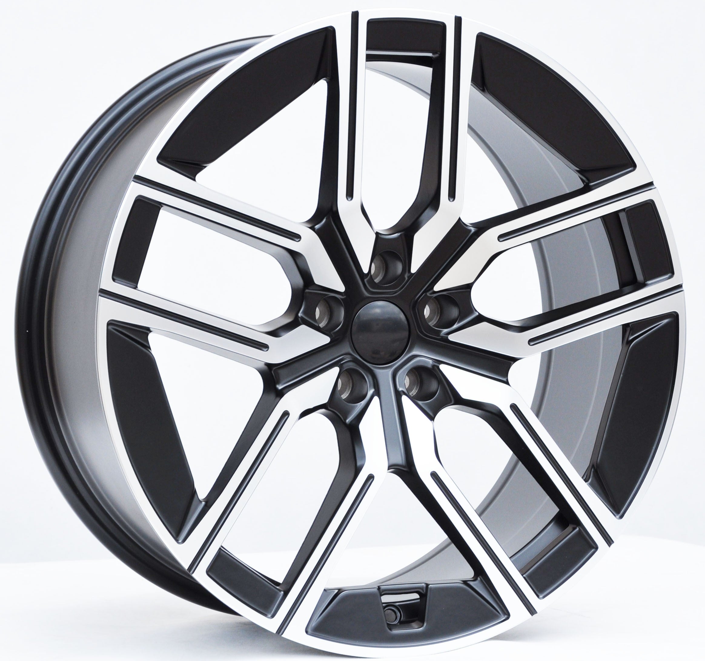 PDW 5619 Alufælge 20" 5x112 ET25 – Poleret/sort mat (sæt á 4)