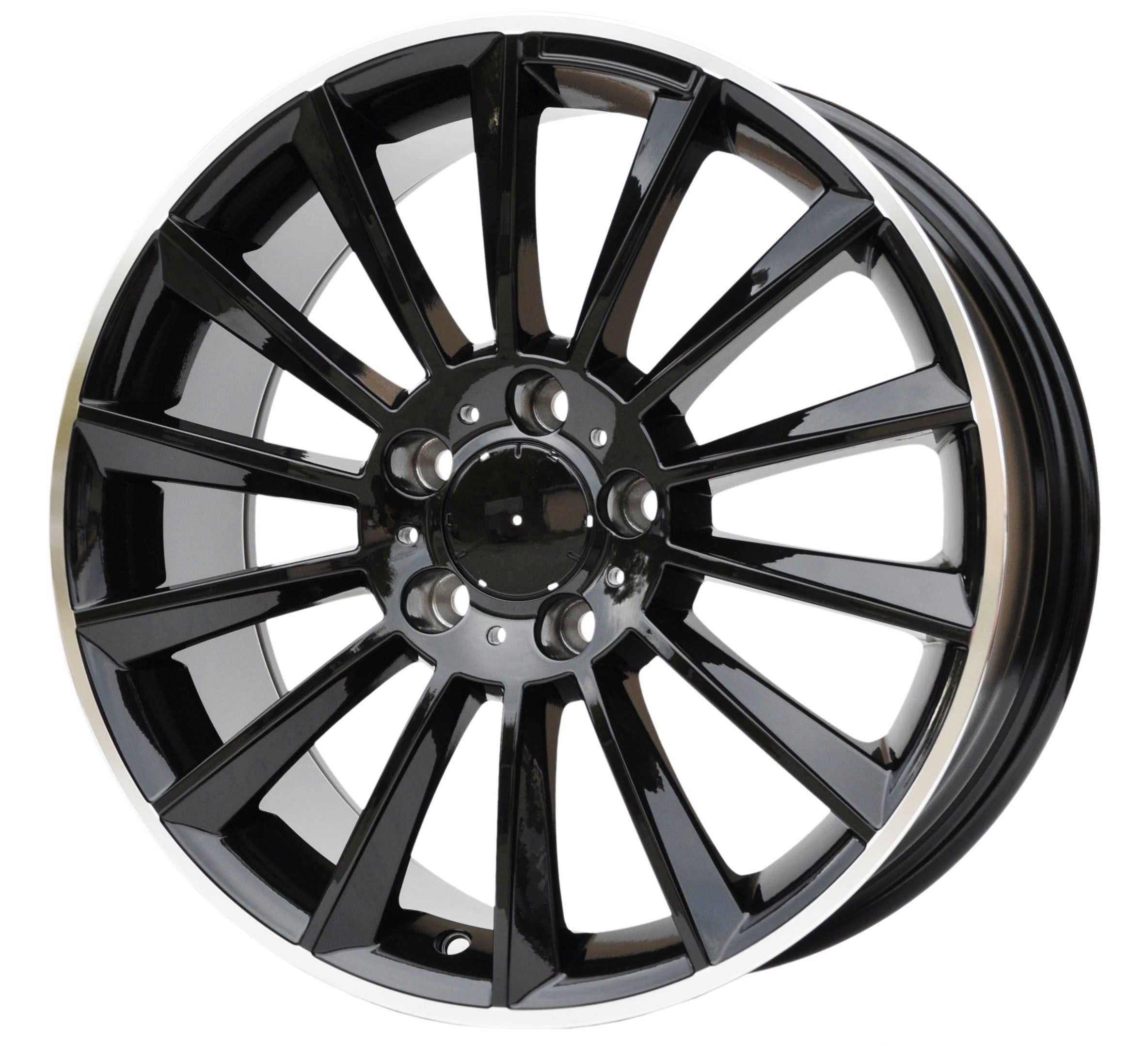 PDW 1048 Alufælge 17" 5x112 ET35 – Sort (sæt á 4)