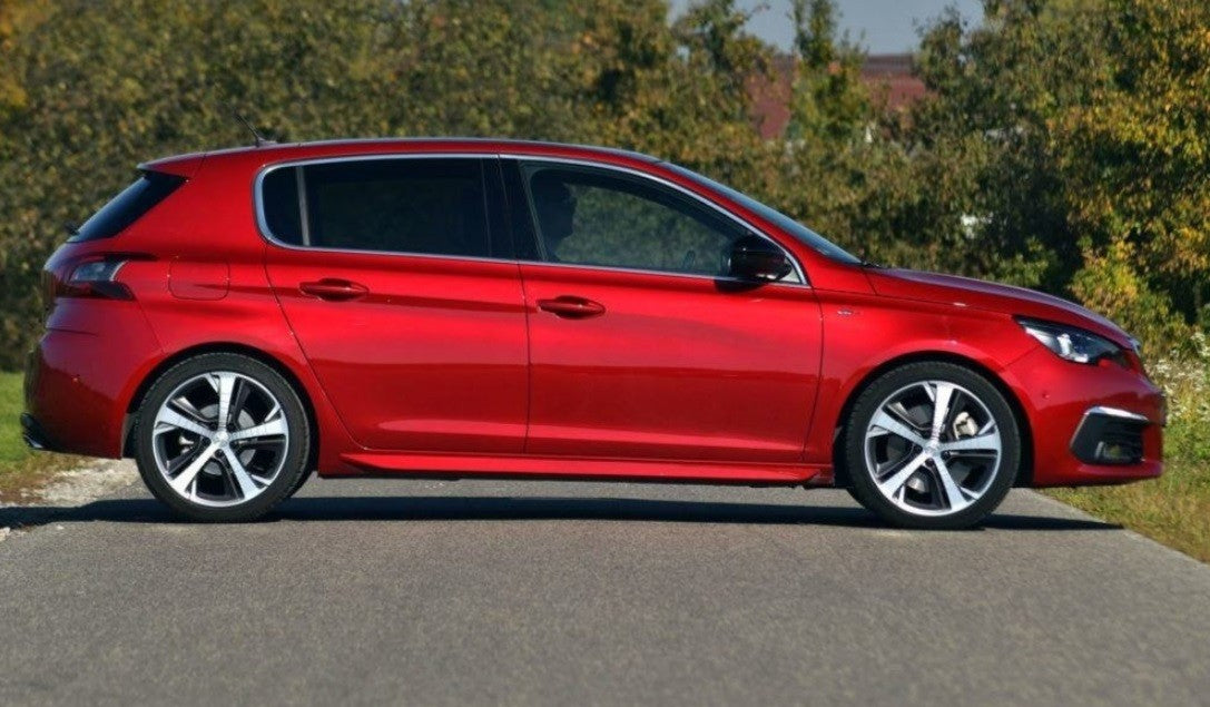 PDW 5514 Alufælge 16" 4x108 ET25 – Poleret/sort (sæt á 4)