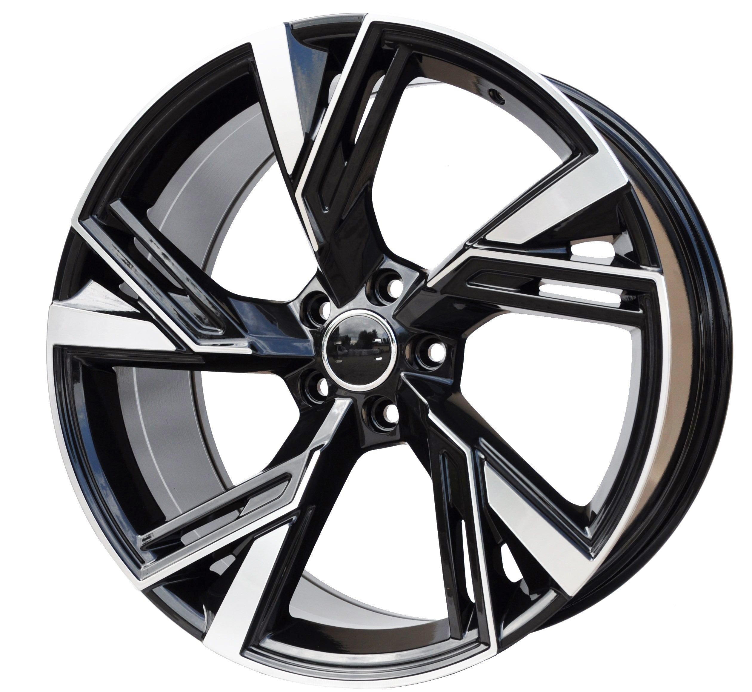 PDW 5632/1571 Alufælge 22" 5x112 ET20 – Poleret/sort (sæt á 4)