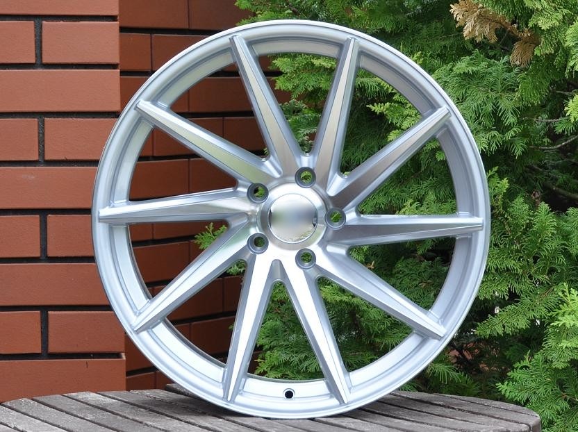 PDW 1059/099/096 Alufælge 19" 5x112 ET40 – Poleret/sølv (sæt á 4)