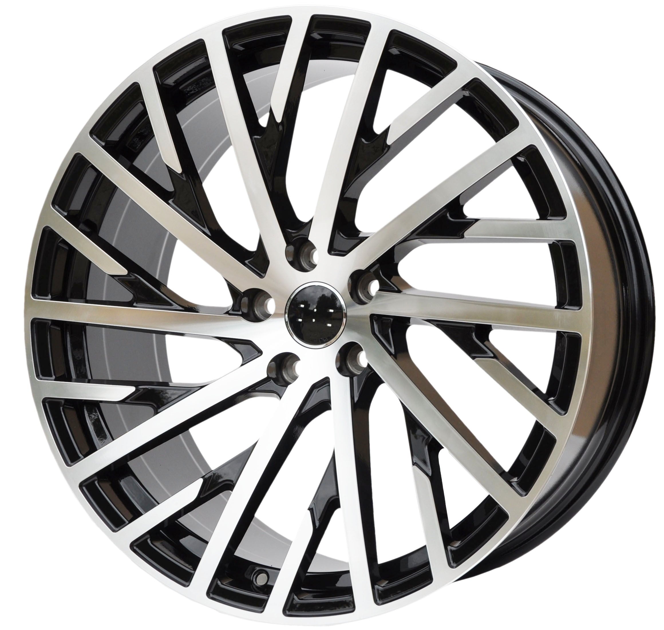 PDW 0368 Alufælge 20" 5x112 ET35 – Poleret/sort (sæt á 4)