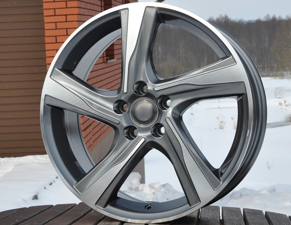 PDW 115/508 Alufælge 16" 5x108 ET46 – Poleret/grafit (sæt á 4)