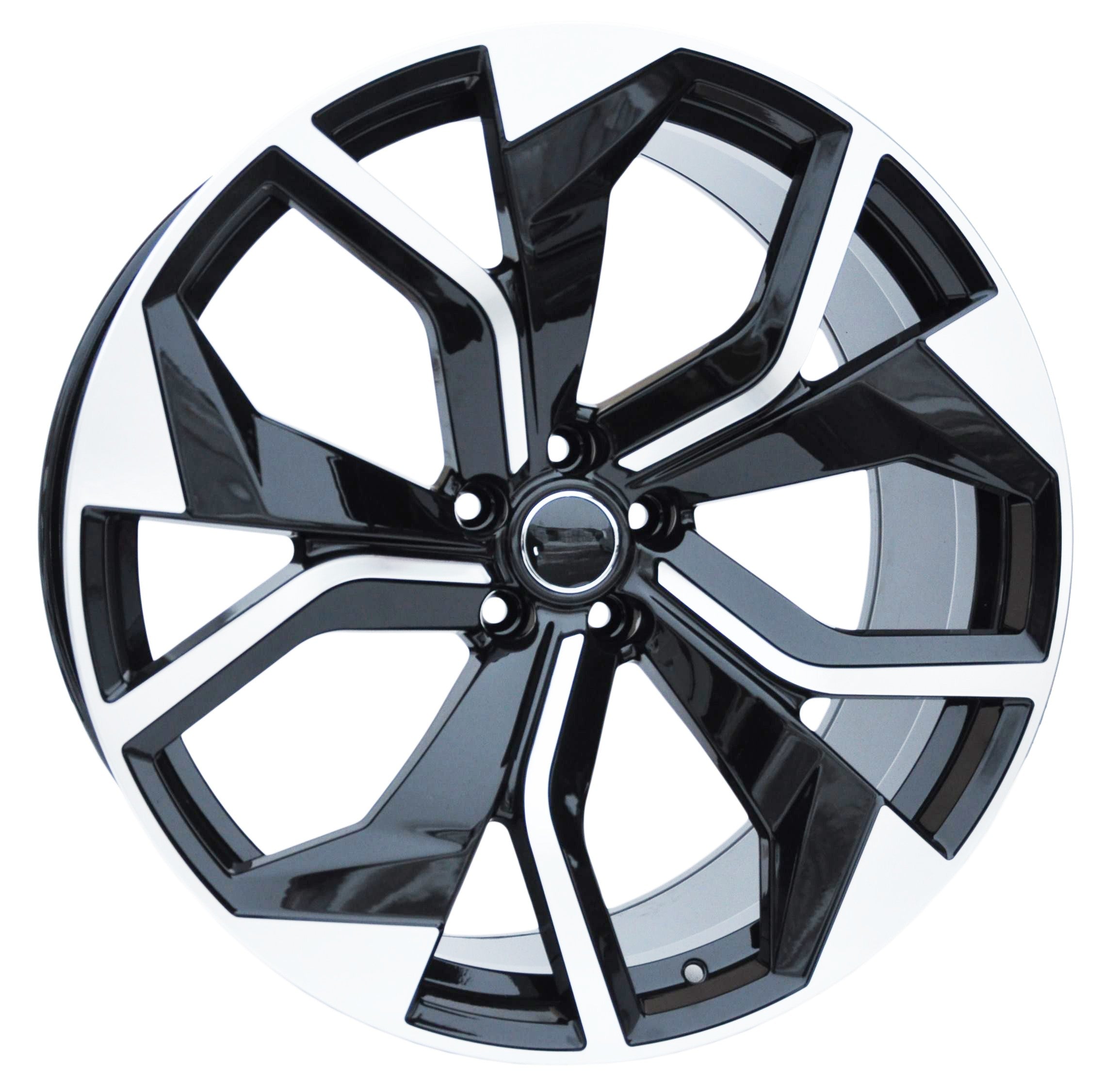 PDW 1637 Alufælge 23" 5x112 ET20 – Poleret/sort (sæt á 4)