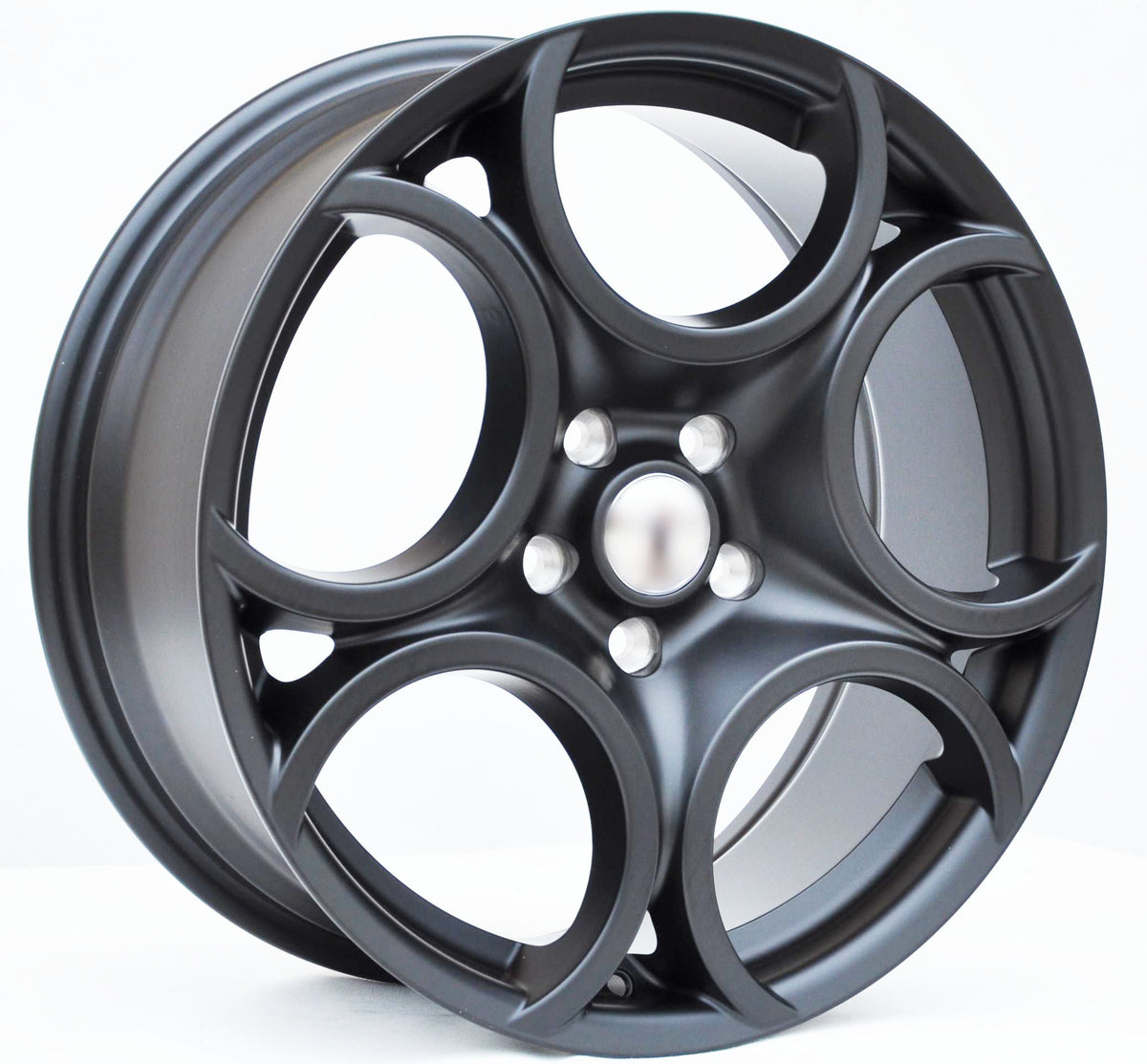 PDW 1432 Alufælge 17" 7,5J 5x110 ET41 – Sort (sæt á 4)