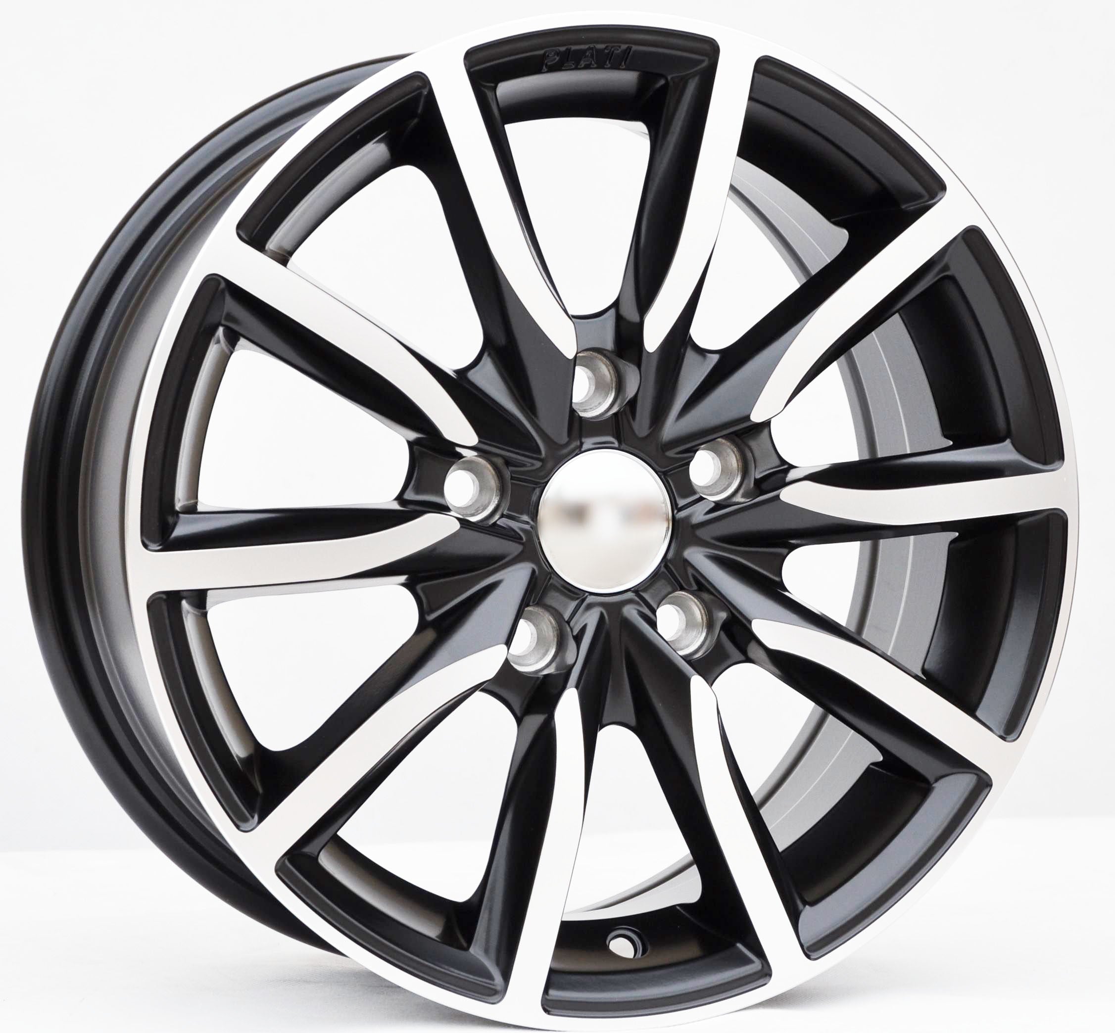 PDW 263 Alufælge 15" 5x114.3 ET40 – Poleret/sort półmat (sæt á 4)