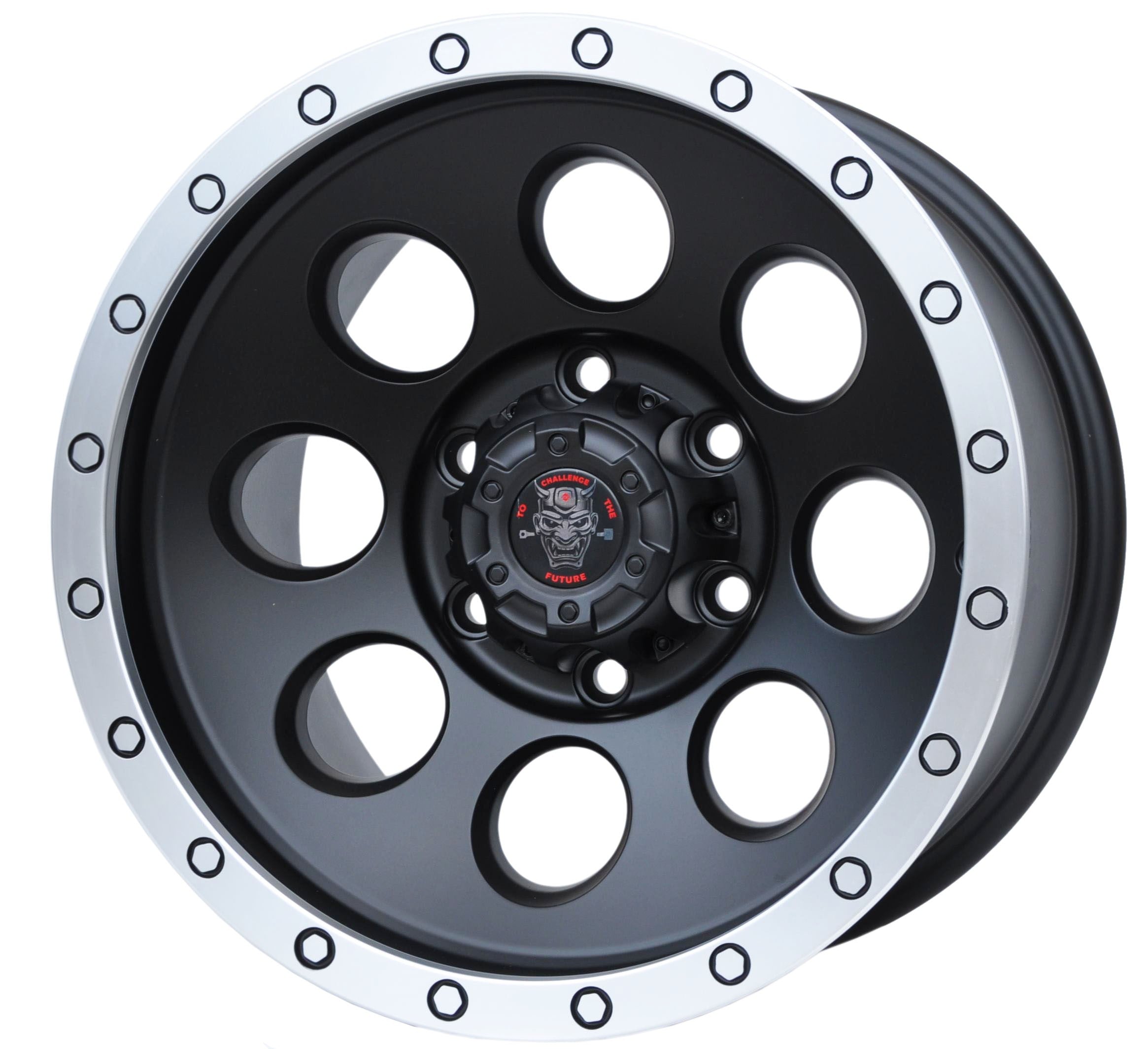 Toro Corsa jt119 Alufælge 16" 6x139.7 ET0 – Poleret/sort (sæt á 4)