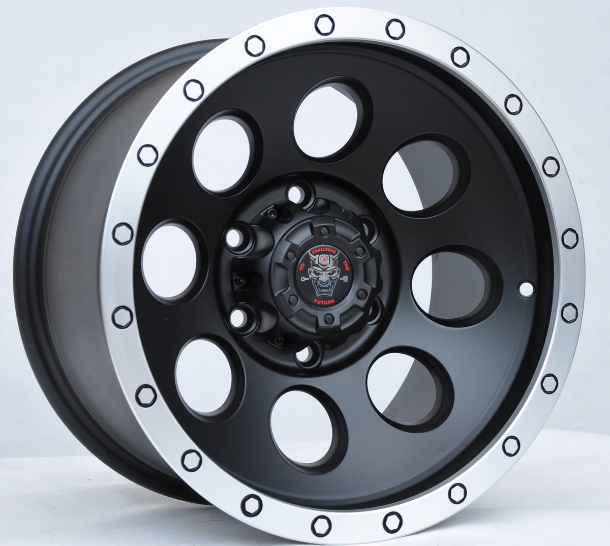 Toro Corsa jt119 Alufælge 16" 6x139.7 ET0 – Poleret/sort (sæt á 4)