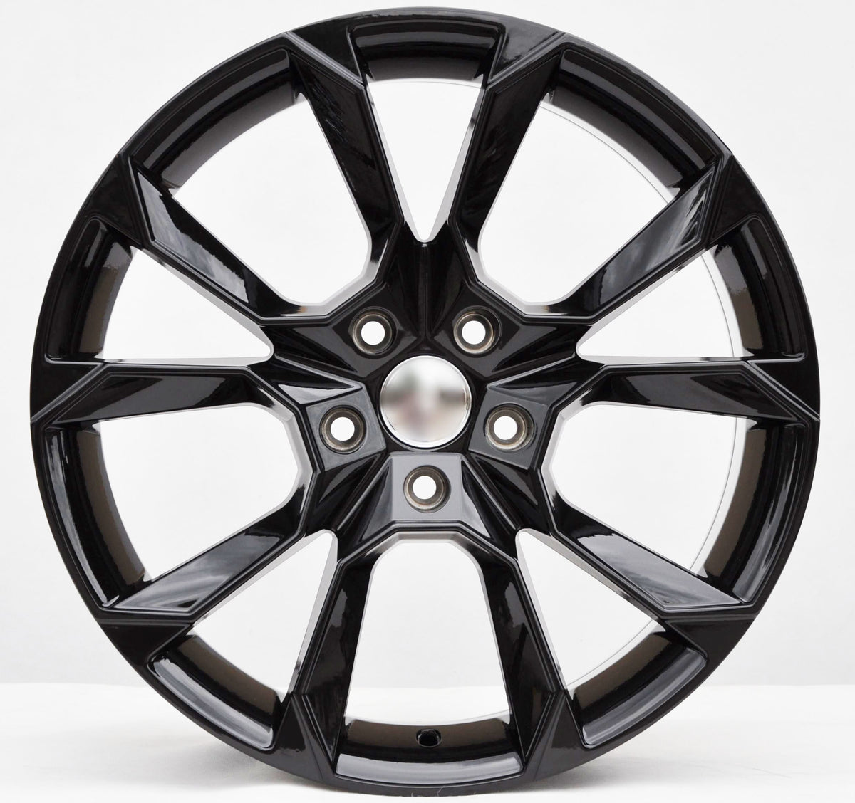 PDW SK516/5474 Alufælge 18" 8J 5x112 ET42 – Blank sort perleeffekt (sæt á 4)