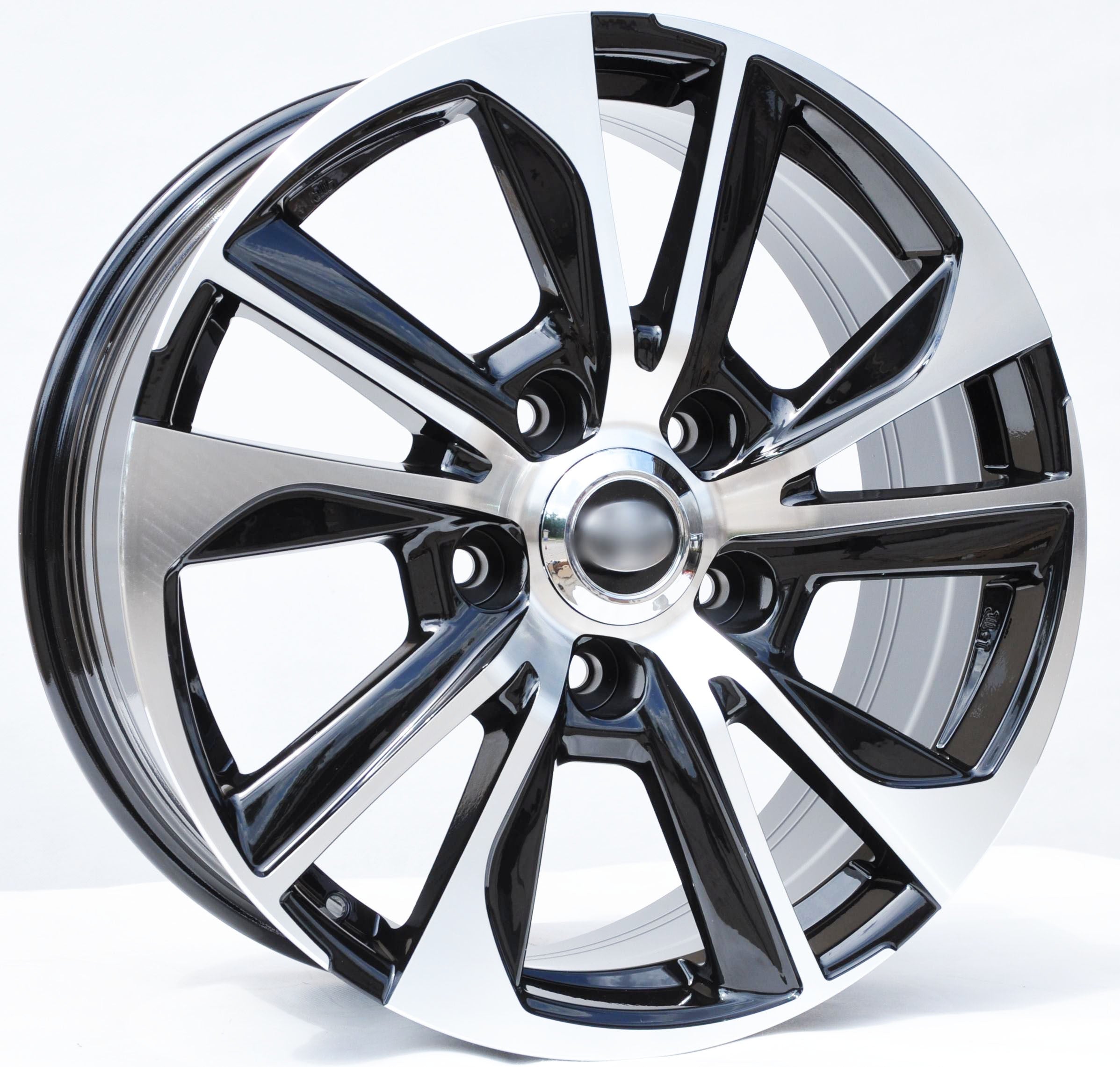 PDW FBX078 Alufælge 20" 5x150 ET40 – Poleret/sort (sæt á 4)