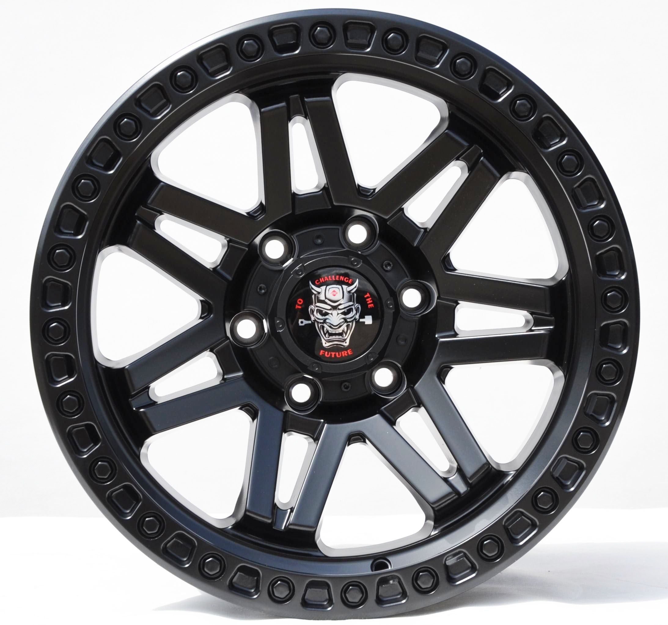 Toro Corsa fbx053 Alufælge 17" 6x139.7 ET0 – Sort (sæt á 4)