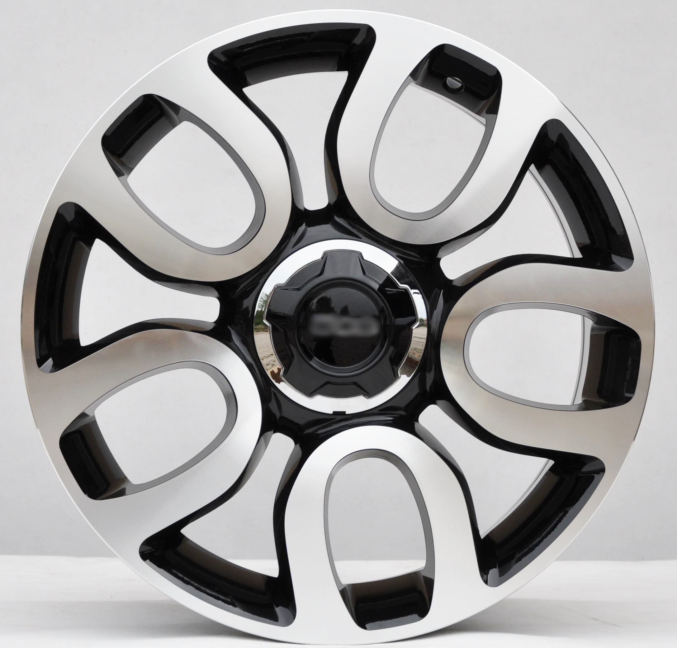 PDW 1291 Alufælge 17" 5x98 ET41 – Poleret/sort (sæt á 4)