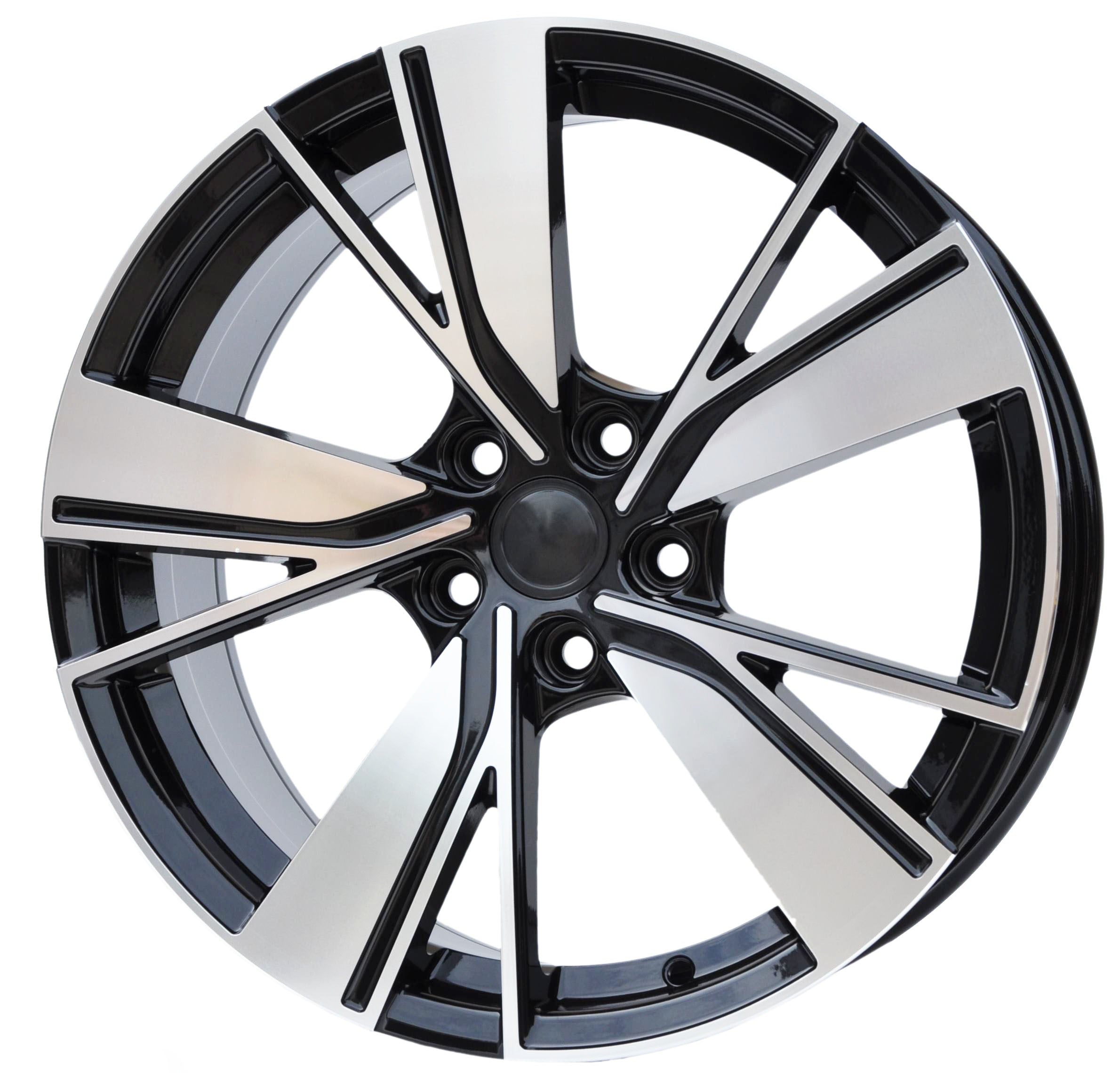 PDW 1988 Alufælge 18" 5x112 ET45 – Poleret/sort (sæt á 4)