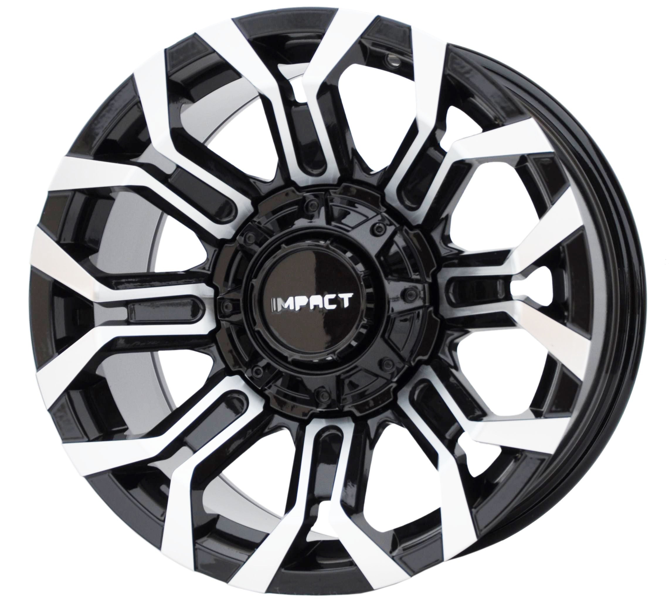 PDW 1799 Alufælge 17" 5x127 ET0 – Poleret/sort (sæt á 4)