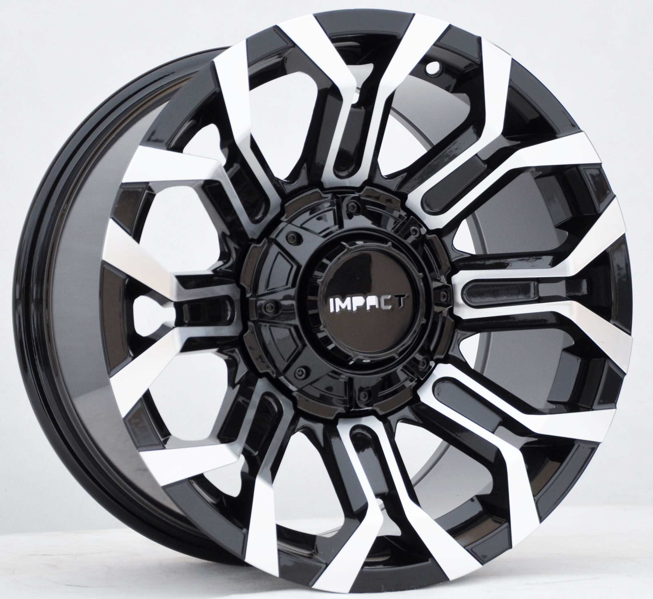 PDW 1799 Alufælge 17" 5x127 ET0 – Poleret/sort (sæt á 4)