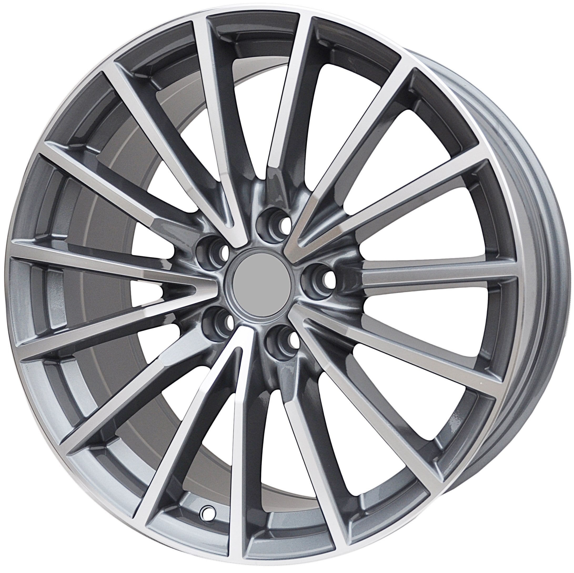PDW 5246 Alufælge 18" 5x112 ET31 – Poleret/grafit (sæt á 4)