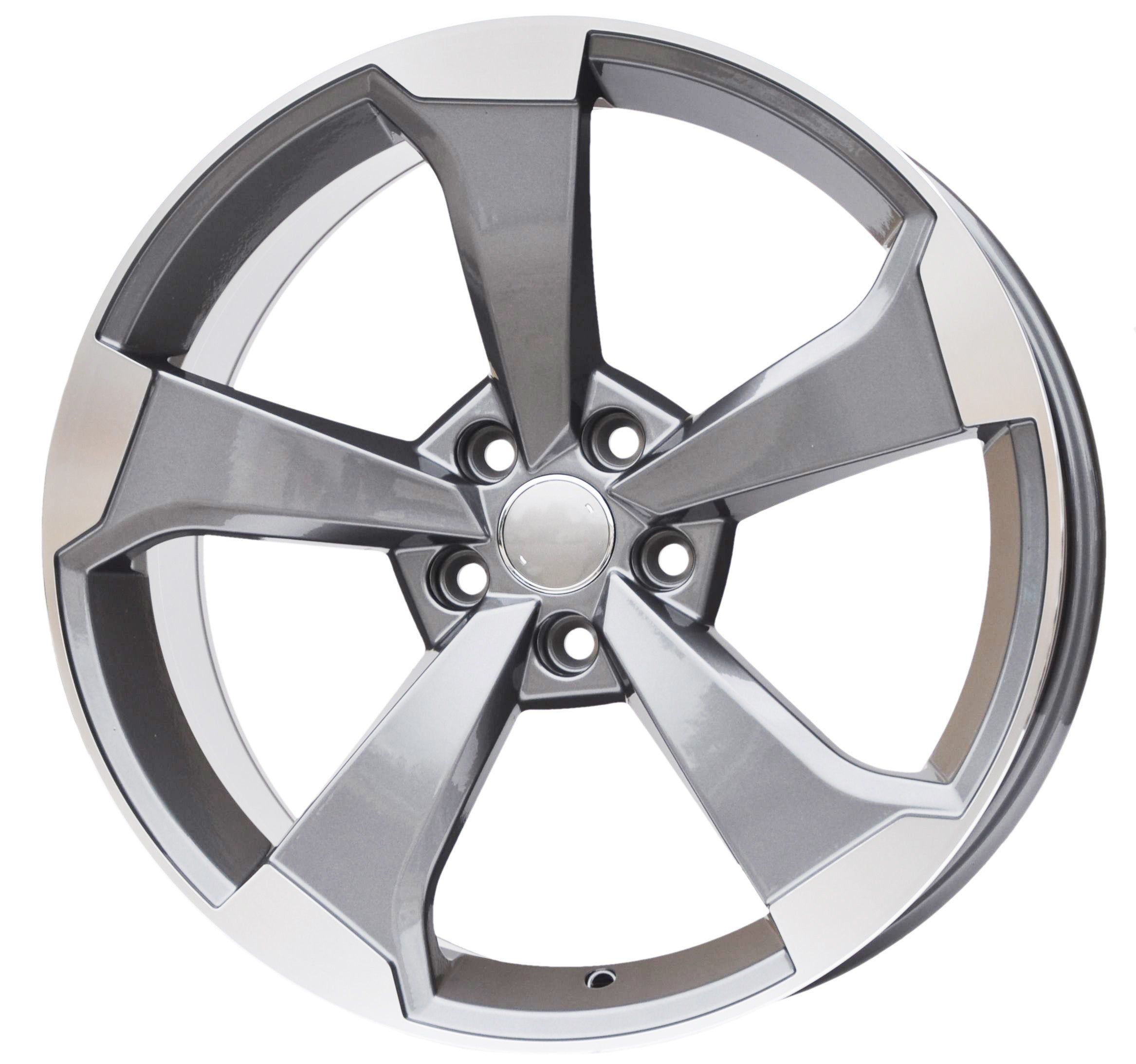 PDW 351 Alufælge 18" 5x112 ET40 – Poleret/grafit (sæt á 4)