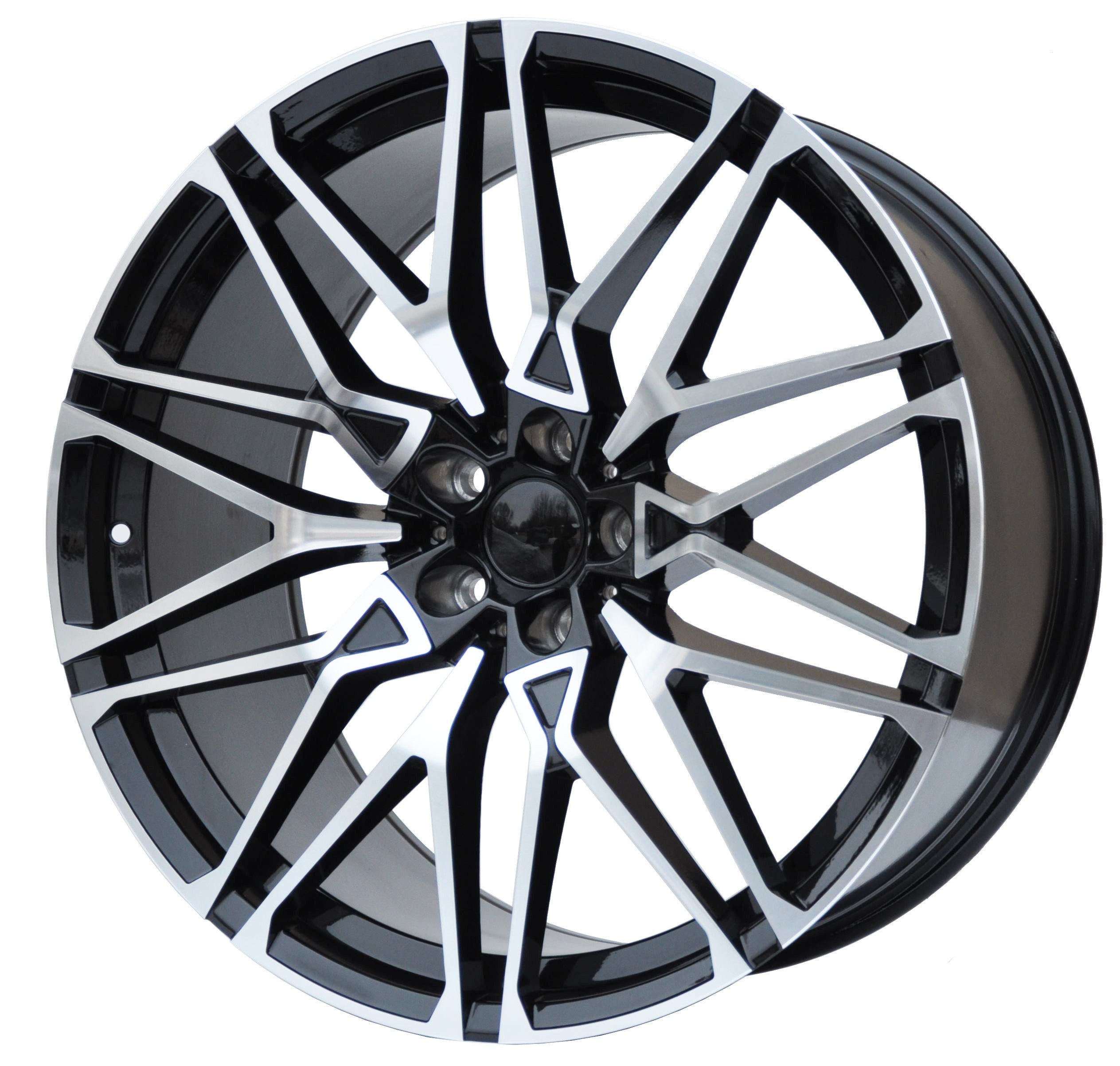PDW B5771 B16-HE5063 Alufælge 20" 5x112 ET35 – Poleret/sort (sæt á 4)