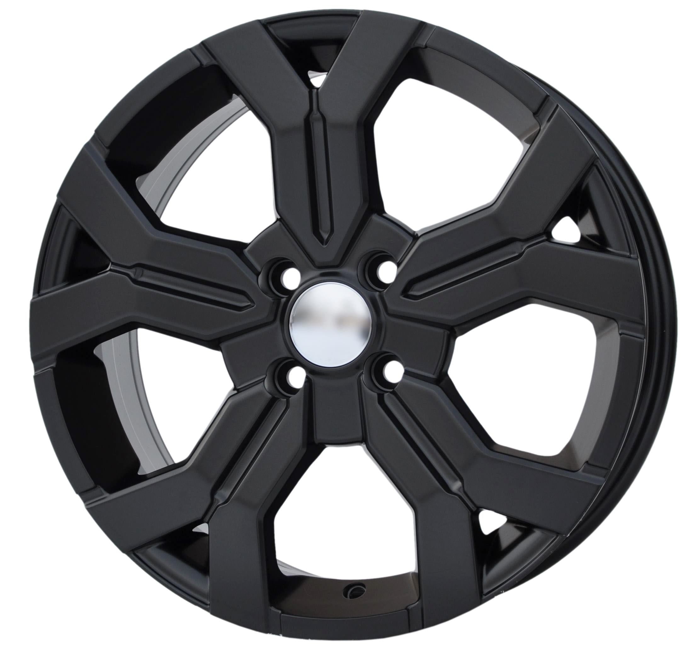 PDW 1110 Alufælge 16" 4x100 ET45 – Sort (sæt á 4)