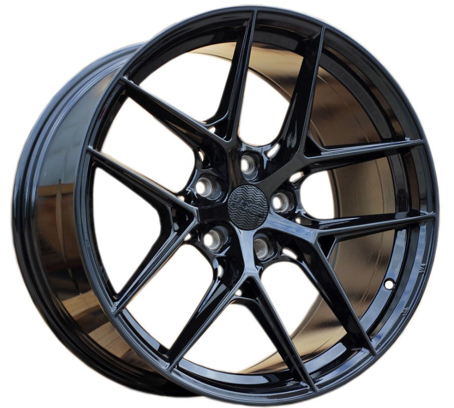 Haxer HX044 Alufælge 17" 5x120 ET35 – Black perl (sæt á 4)